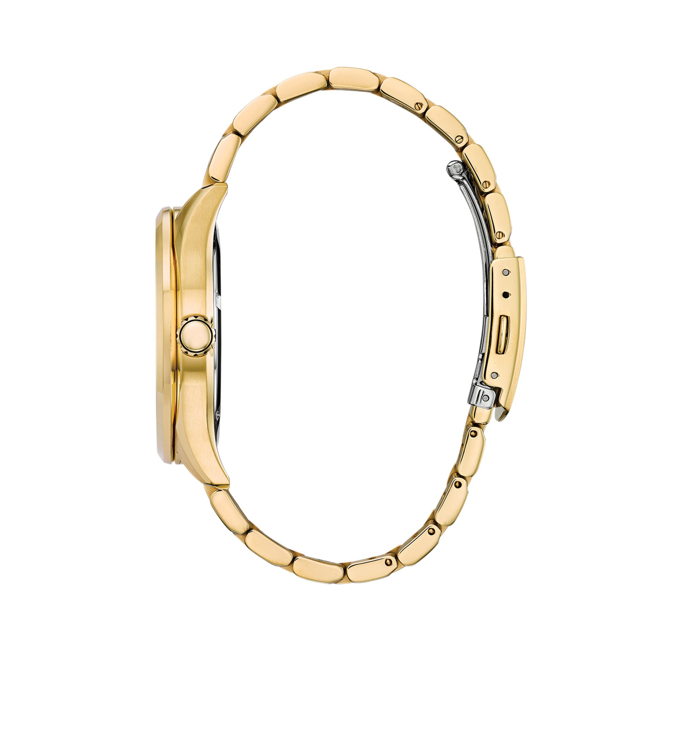 Mens Corso Gold-Tone Stainless Steel Watch With Date