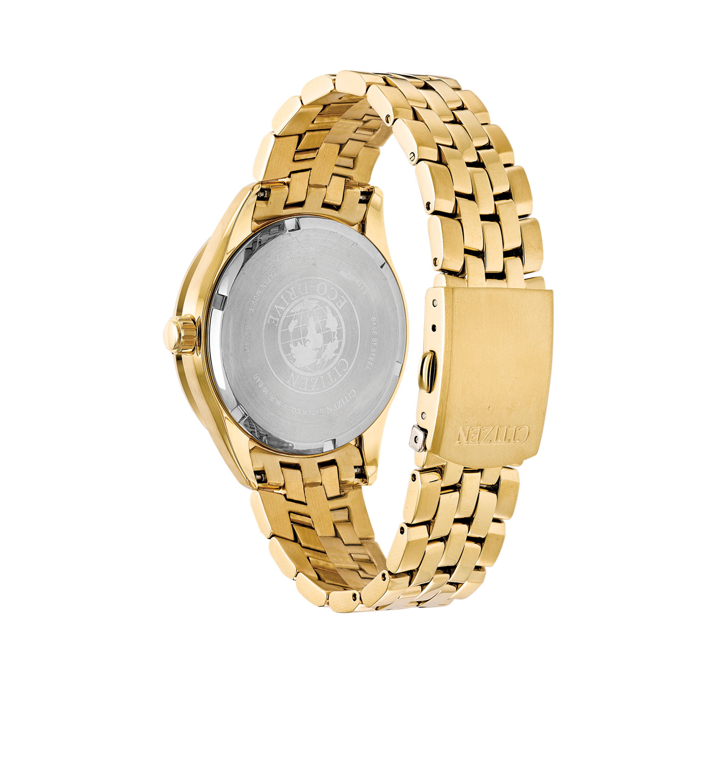 Mens Corso Gold-Tone Stainless Steel Watch With Date