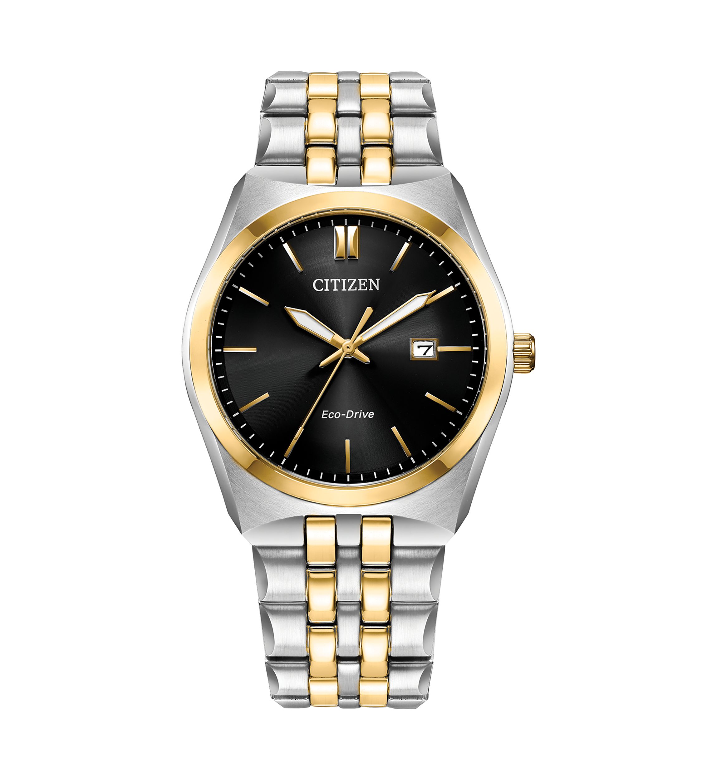 Citizen Eco-Drive Mens Corso Two-Tone Stainless Steel Bracelet Watch