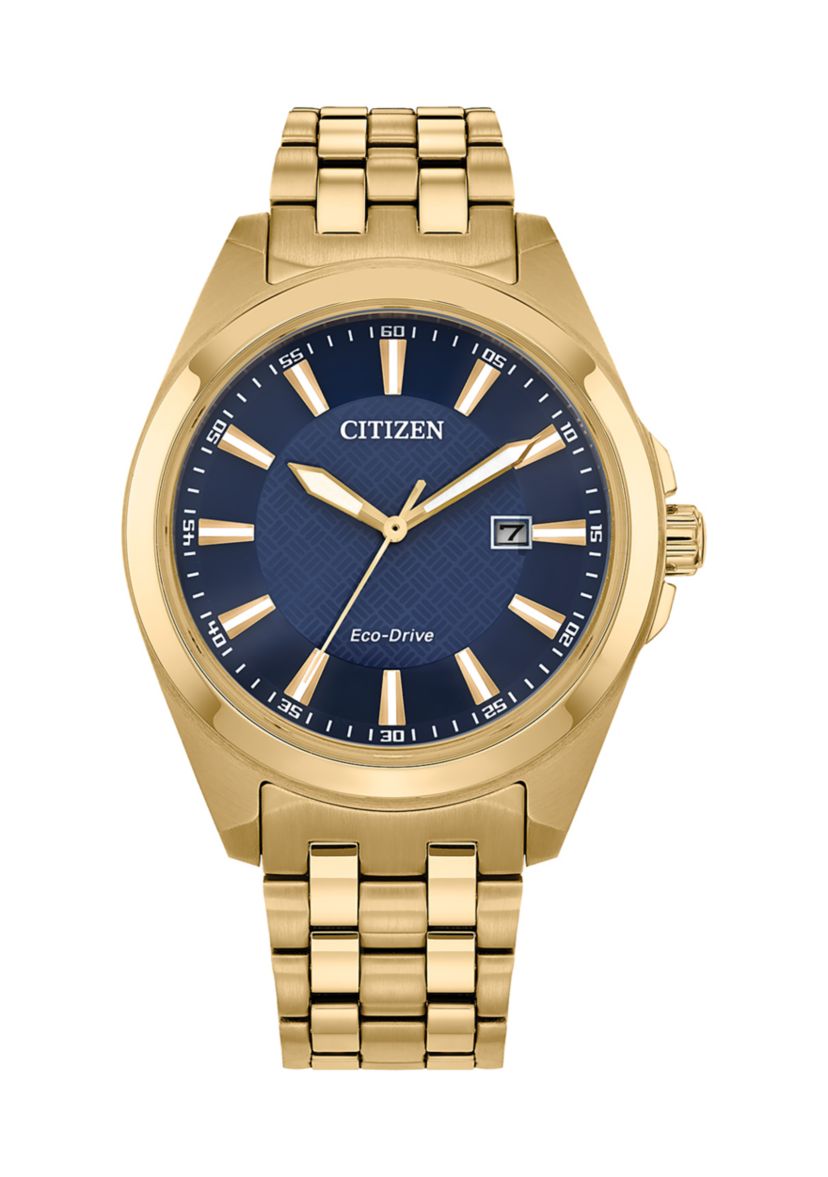 Mens Classic Peyton Gold Tone Stainless Steel Bracelet Watch