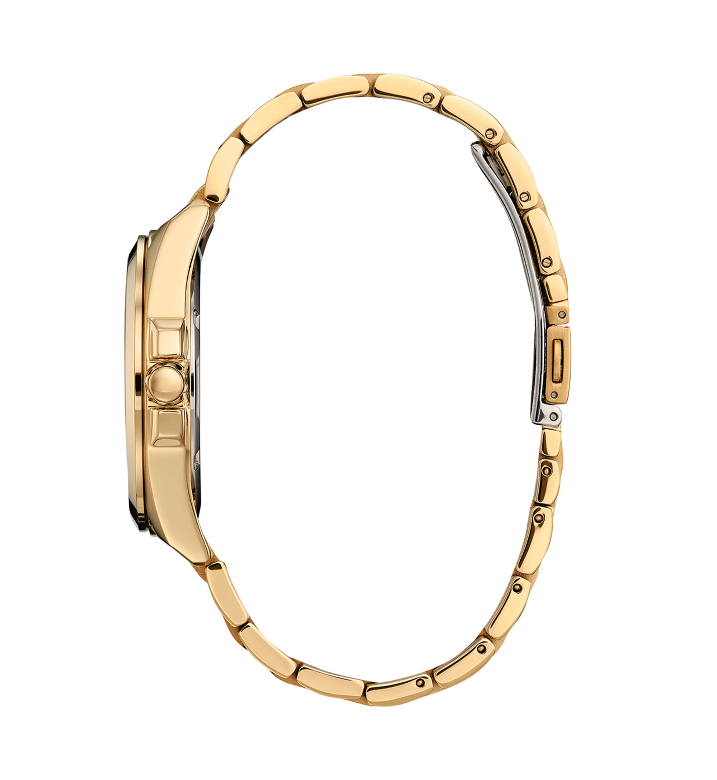 Mens Classic Peyton Gold Tone Stainless Steel Bracelet Watch