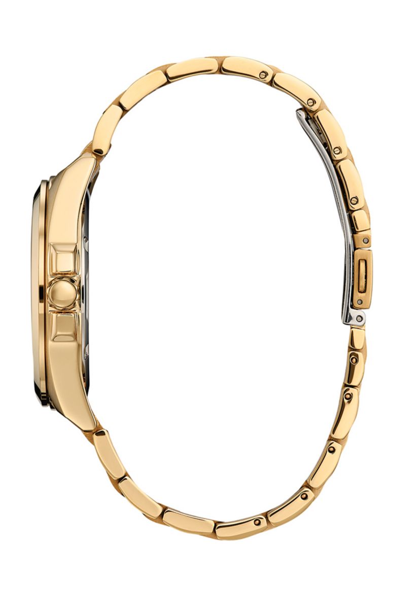 Mens Classic Peyton Gold Tone Stainless Steel Bracelet Watch