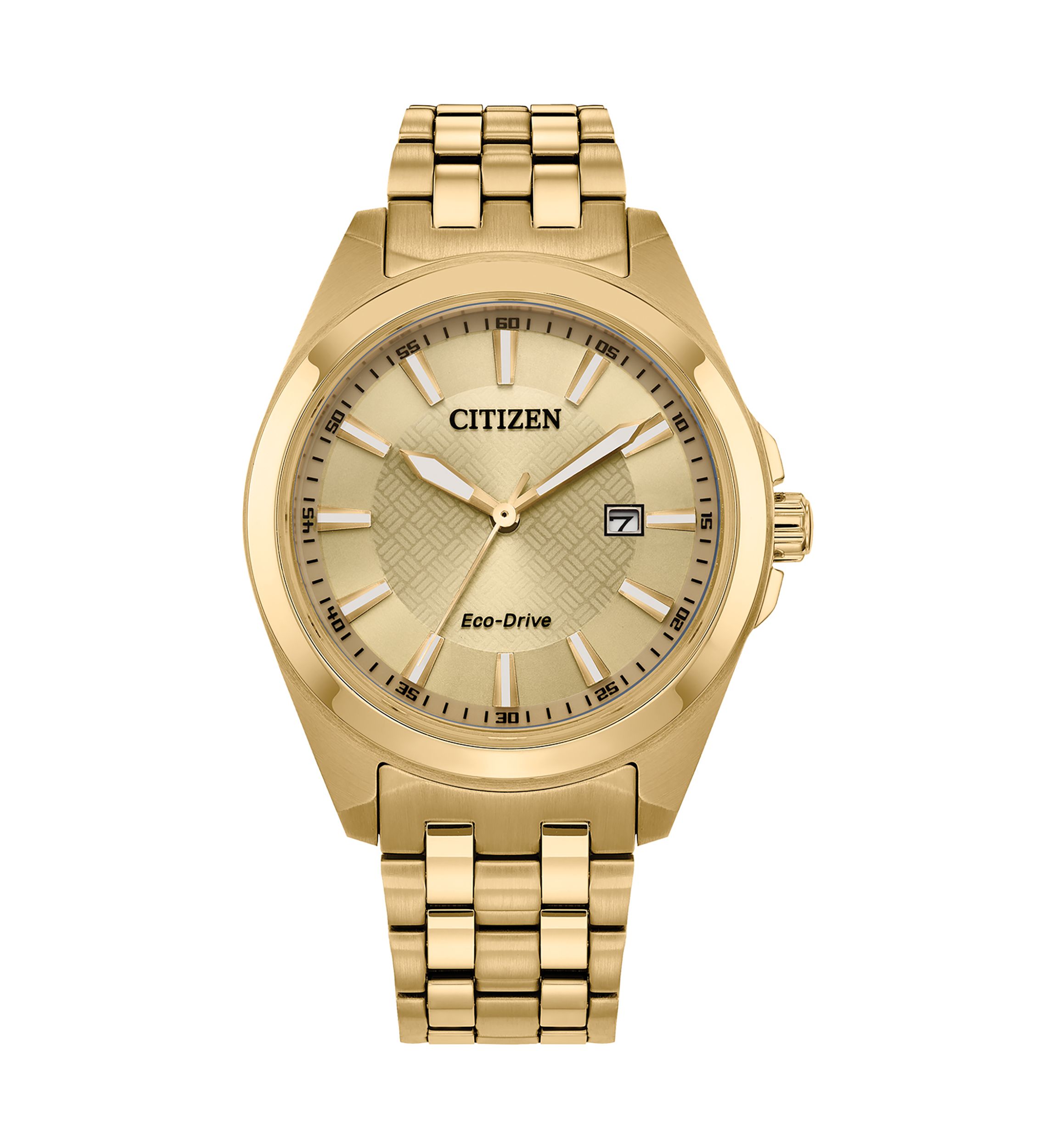 Mens Classic Peyton Gold Tone Stainless Steel Bracelet Watch 