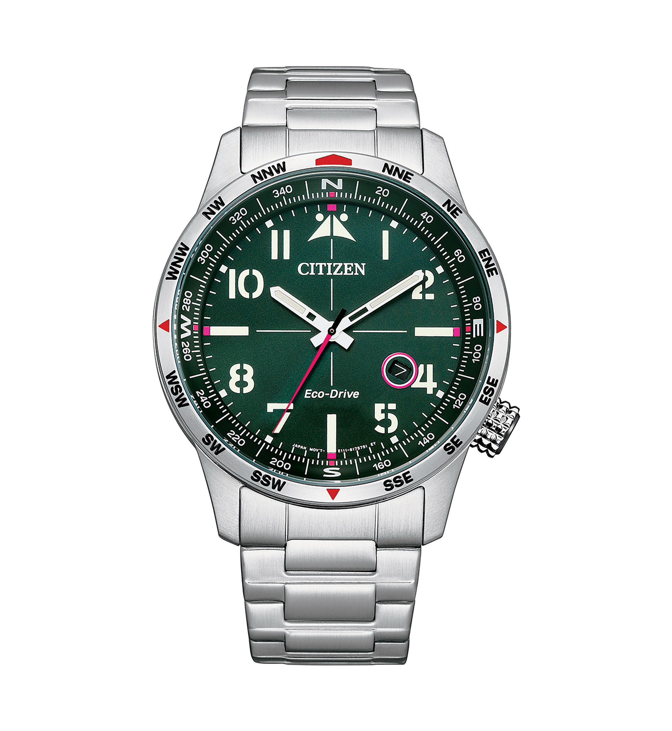 Weekender Avion Silver Tone Bracelet Watch