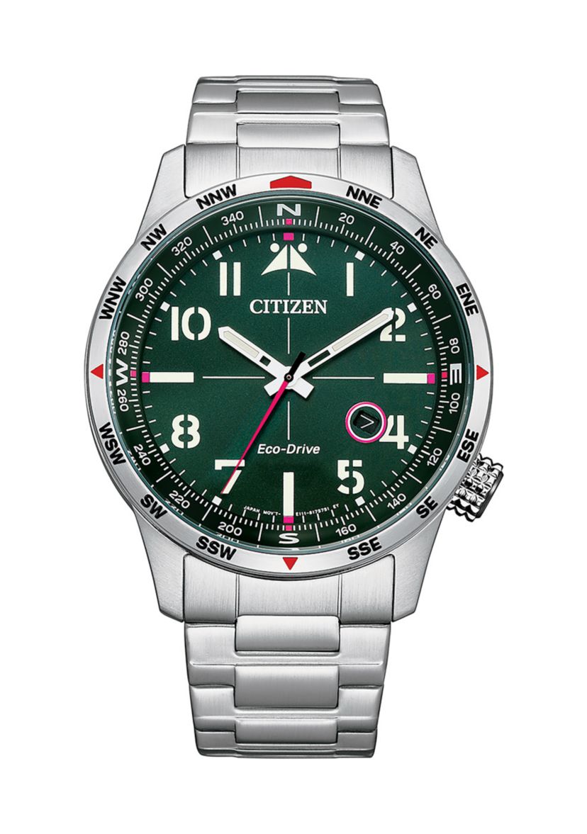 Weekender Avion Silver Tone Bracelet Watch