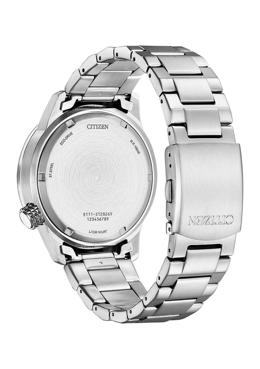 Weekender Avion Silver Tone Bracelet Watch