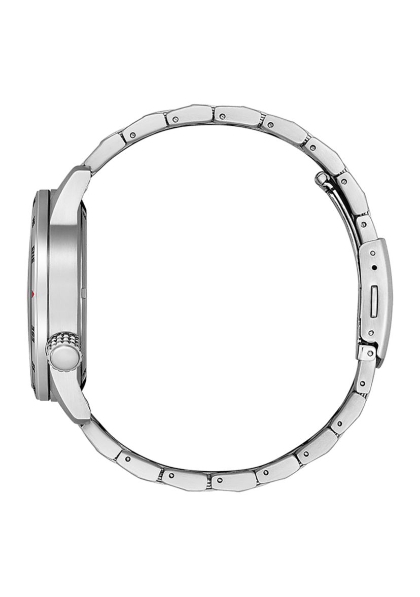 Weekender Avion Silver Tone Bracelet Watch