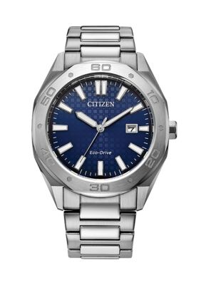 CITIZEN Men's Sport Casual Sport Casual Silver Tone Stainless Steel Bracelet Watch