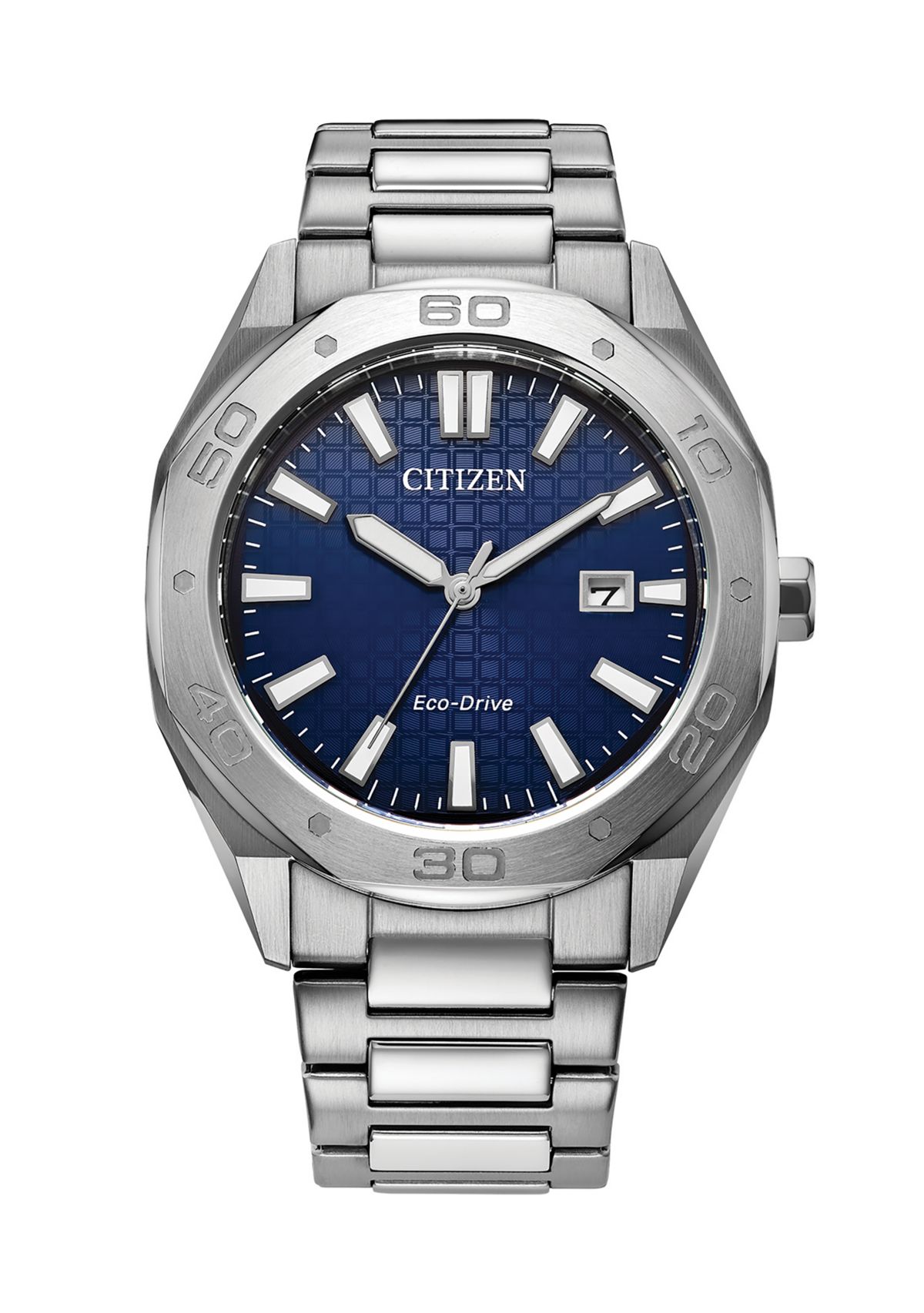 Mens Sport Casual Sport Casual Silver Tone Stainless Steel Bracelet Watch 