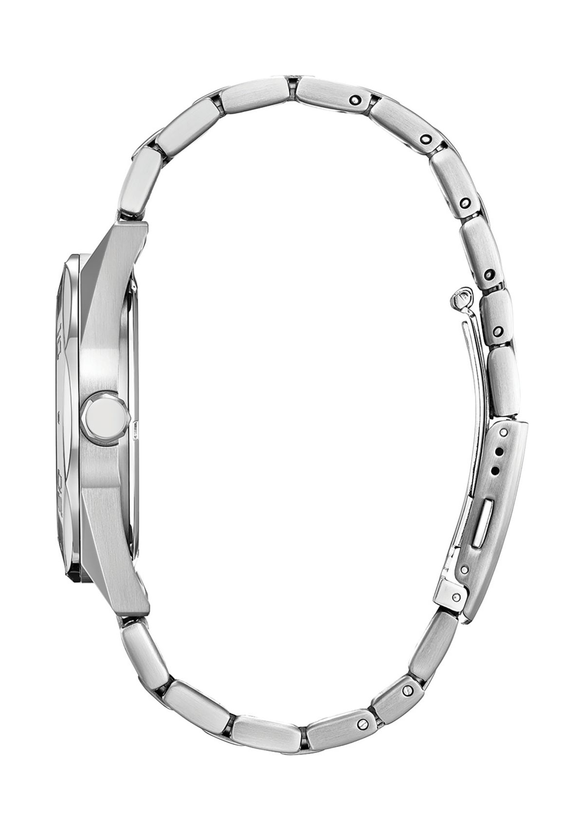 Mens Sport Casual Sport Casual Silver Tone Stainless Steel Bracelet Watch 