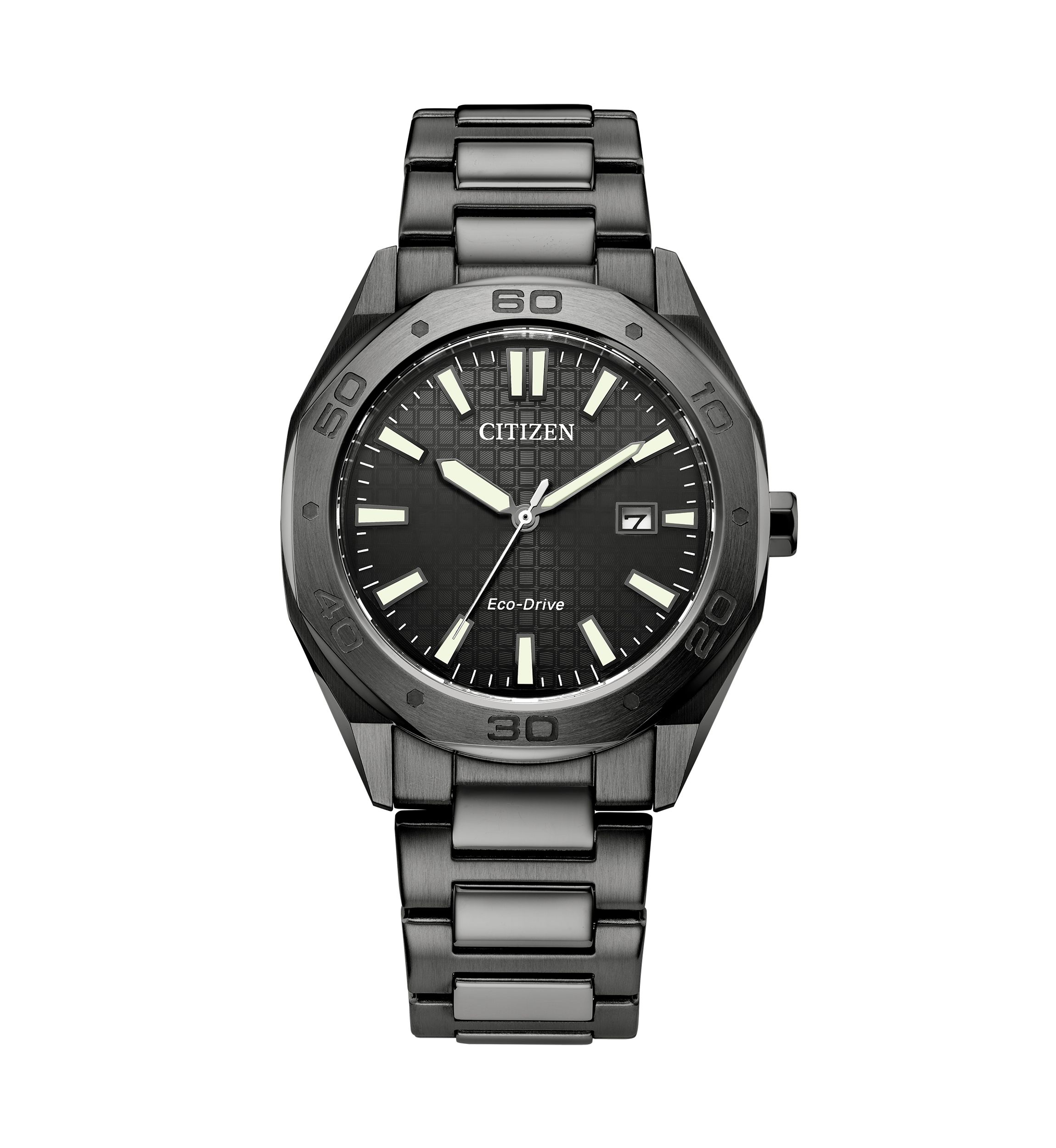 Mens Sport Casual Gray Stainless Steel Bracelet Watch 