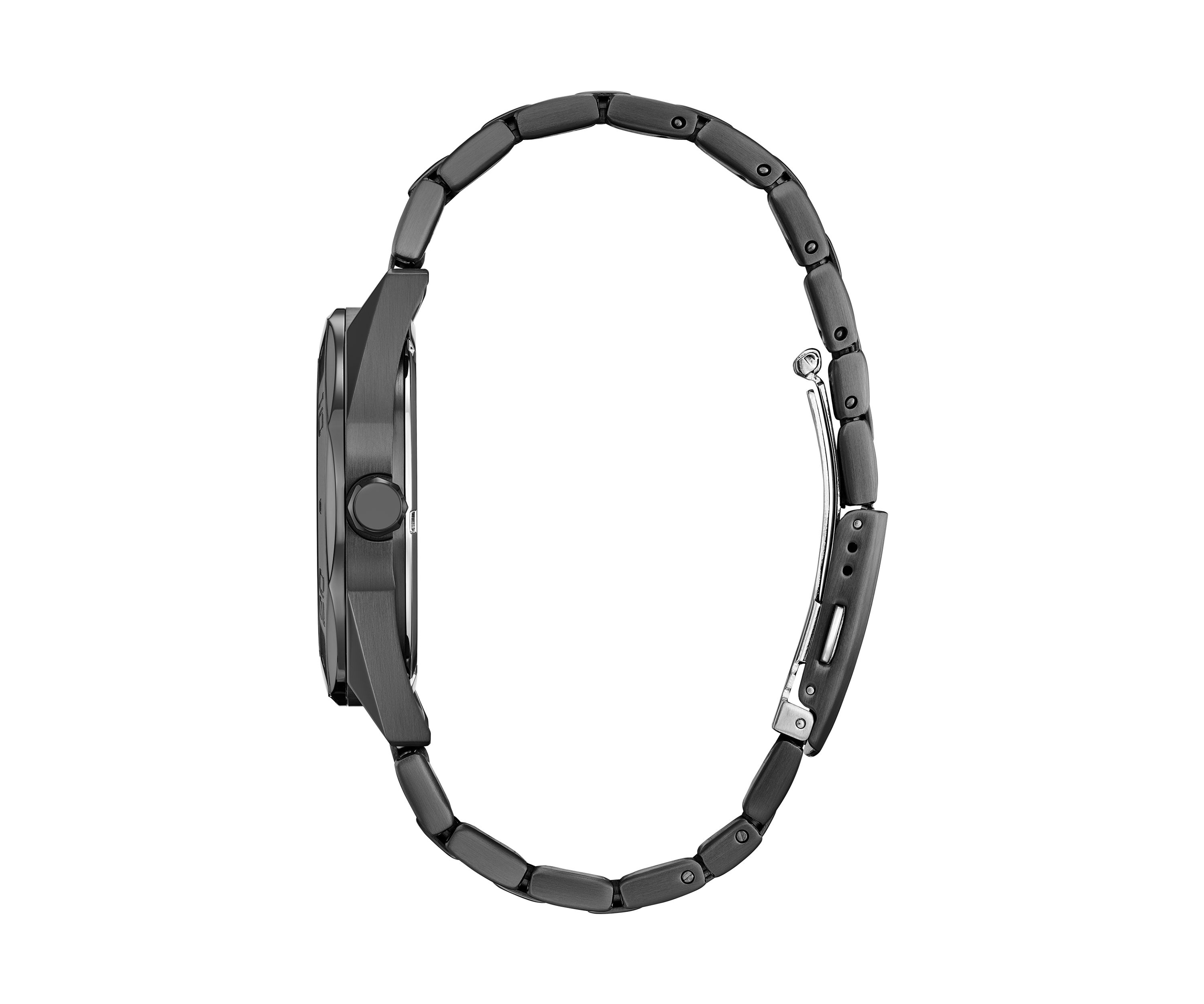 Mens Sport Casual Gray Stainless Steel Bracelet Watch 