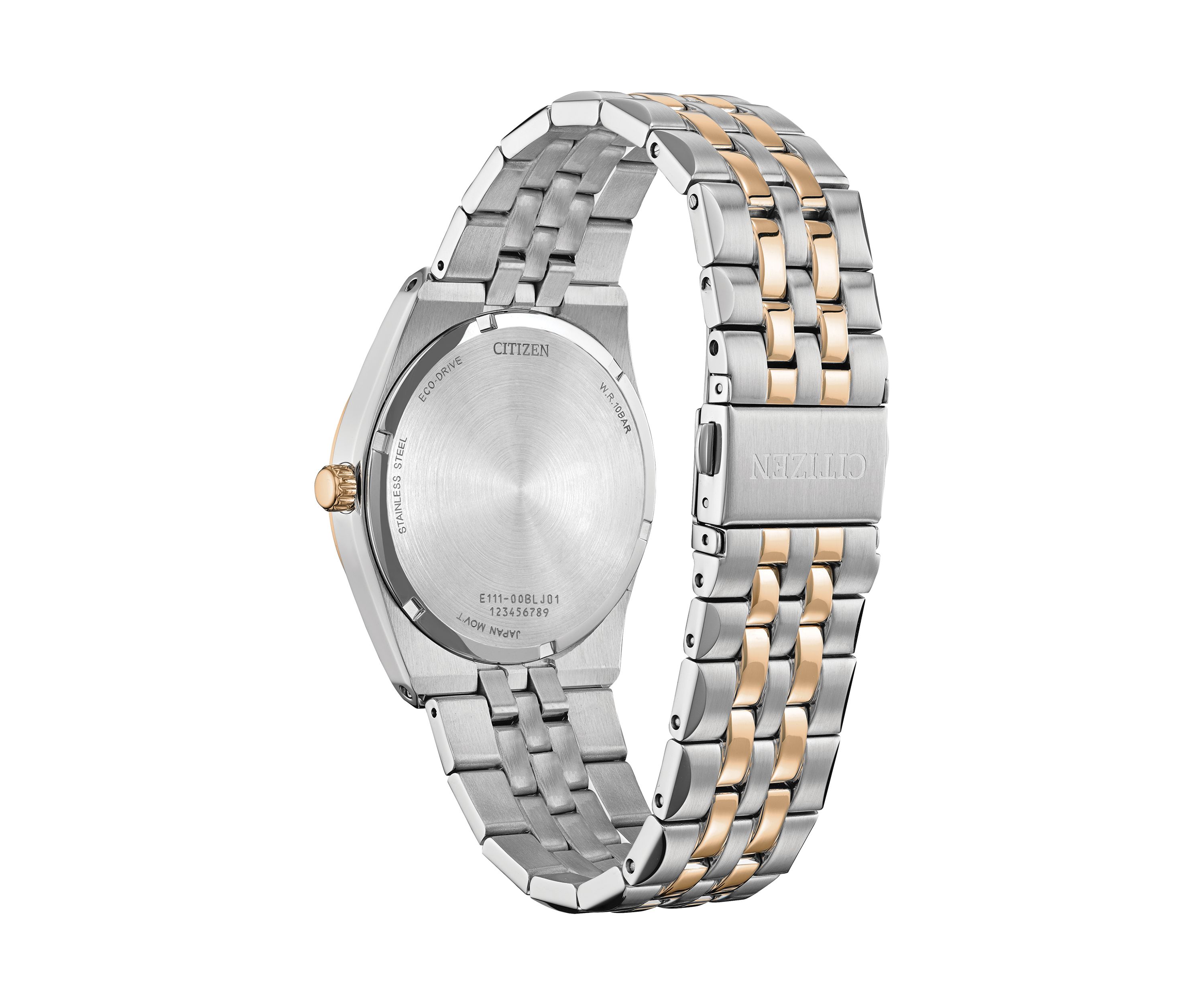 Mens Dress Classic Corso Two Tone Stainless Steel Bracelet Watch 