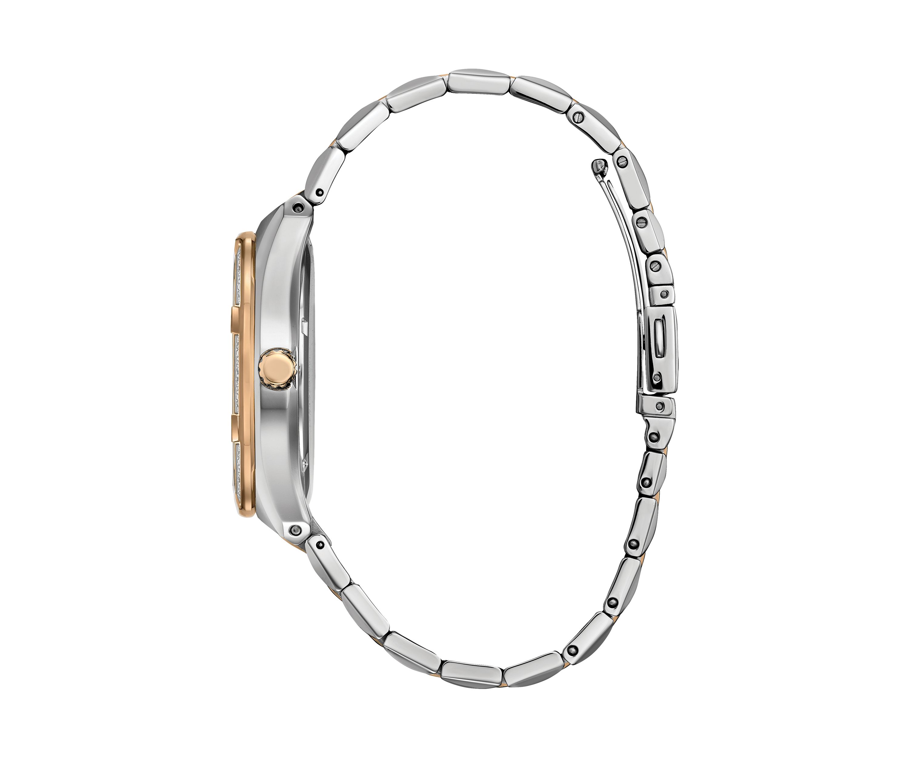 Mens Dress Classic Corso Two Tone Stainless Steel Bracelet Watch 