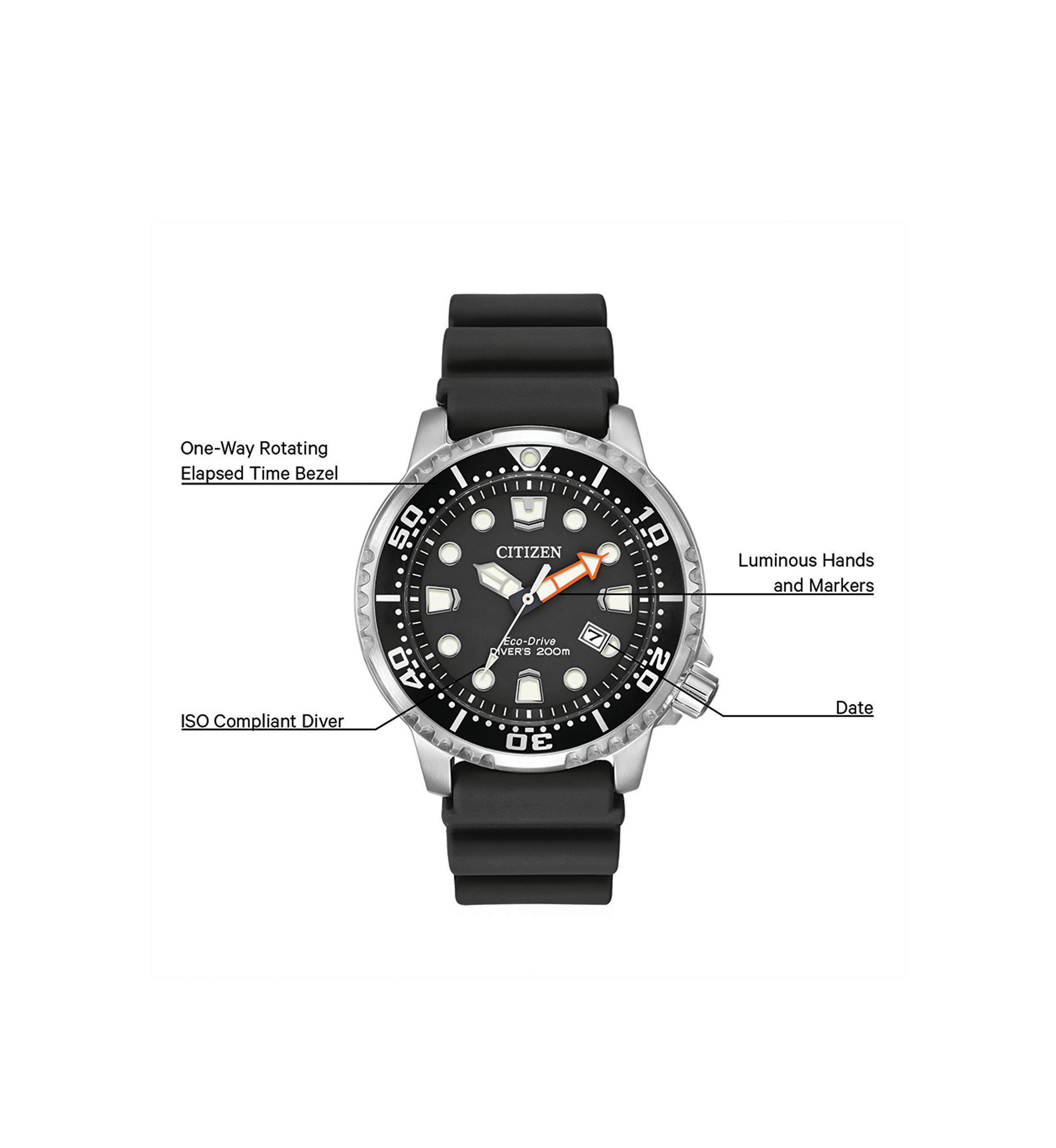 Mens Citizen Eco-Drive Promaster Diver Watch