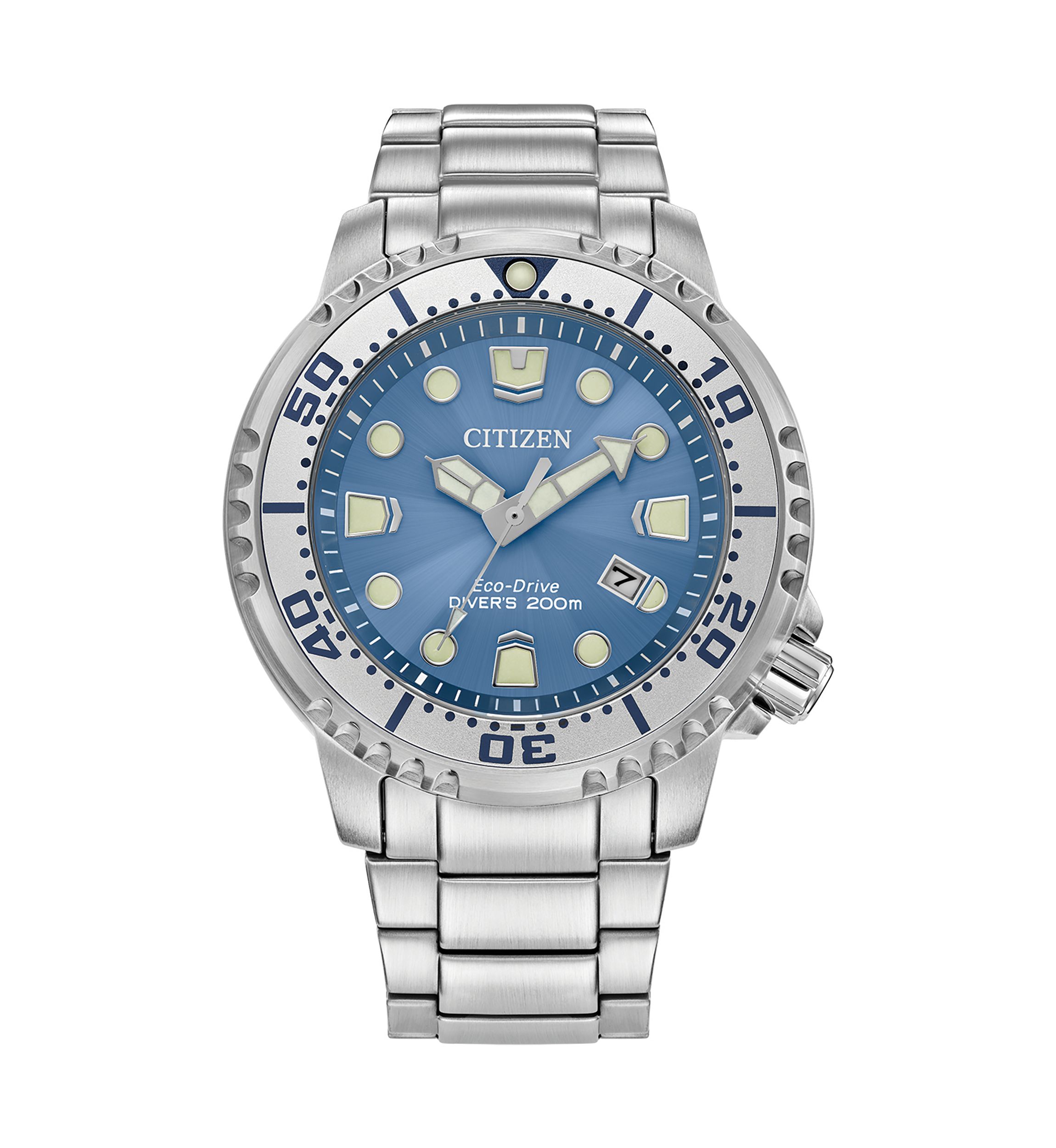 Mens Promaster Dive Silver Tone Bracelet Watch - 44 Millimeter