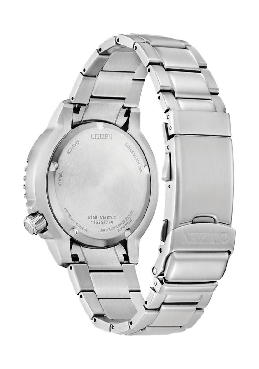 Mens Promaster Dive Silver Tone Bracelet Watch - 44 Millimeter