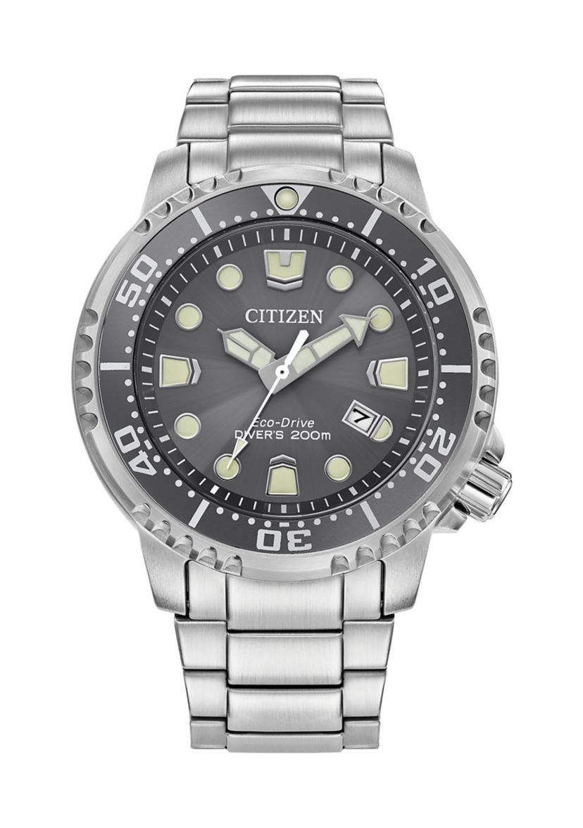 Mens Promaster Dive Silver Tone Bracelet Watch - 44 Millimeter