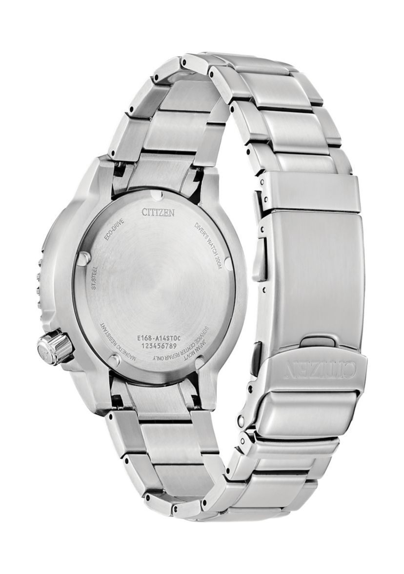 Mens Promaster Dive Silver Tone Bracelet Watch - 44 Millimeter