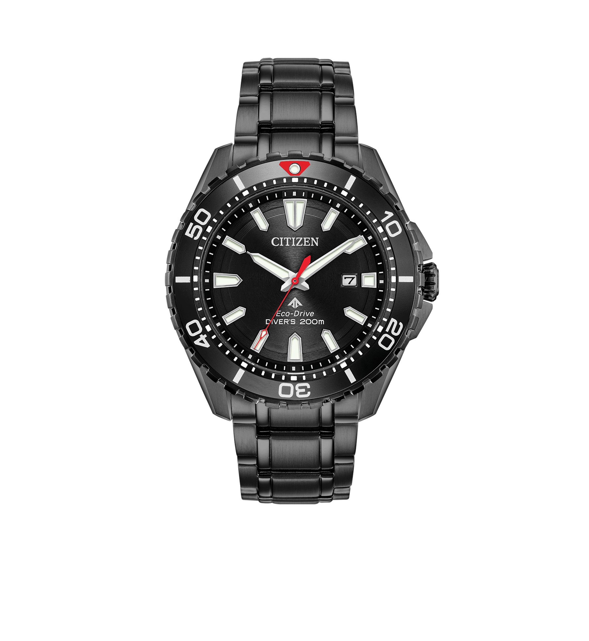 Mens Citizen Eco-Drive® Promaster Diver Black IP Watch