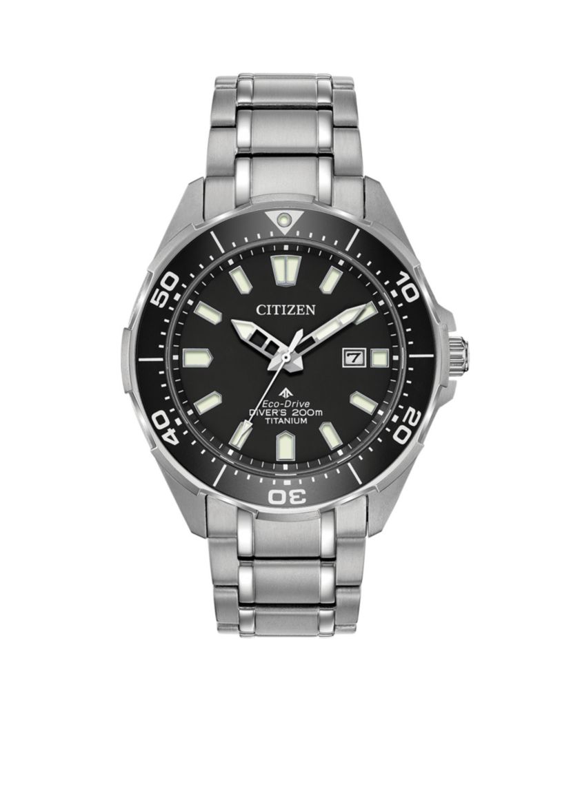 	 Mens Eco-Drive Promaster Diver Super Titanium Bracelet Watch 