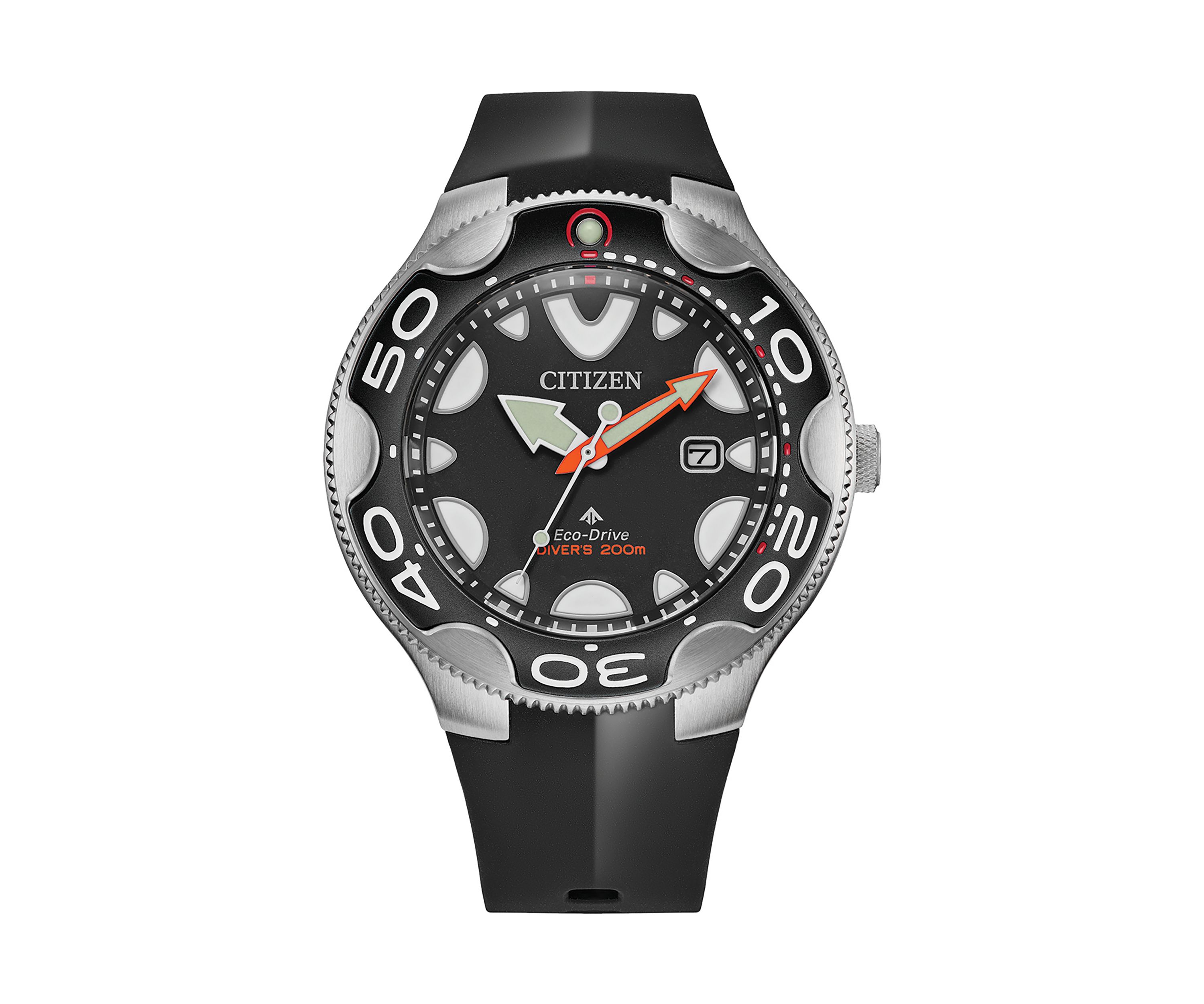 Mens Promaster Orca Dive Black Strap Watch, 46m