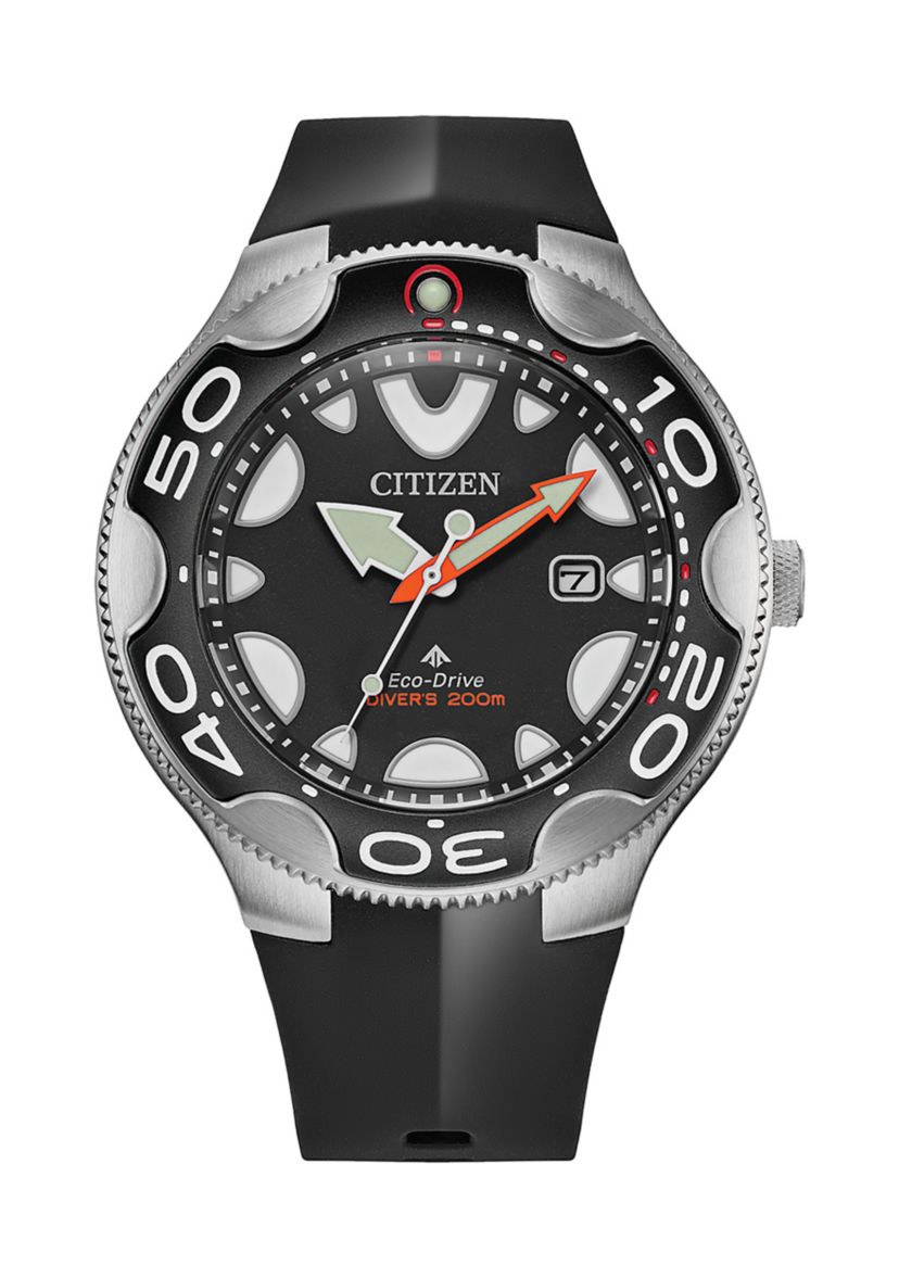 Mens Promaster Orca Dive Black Strap Watch, 46m