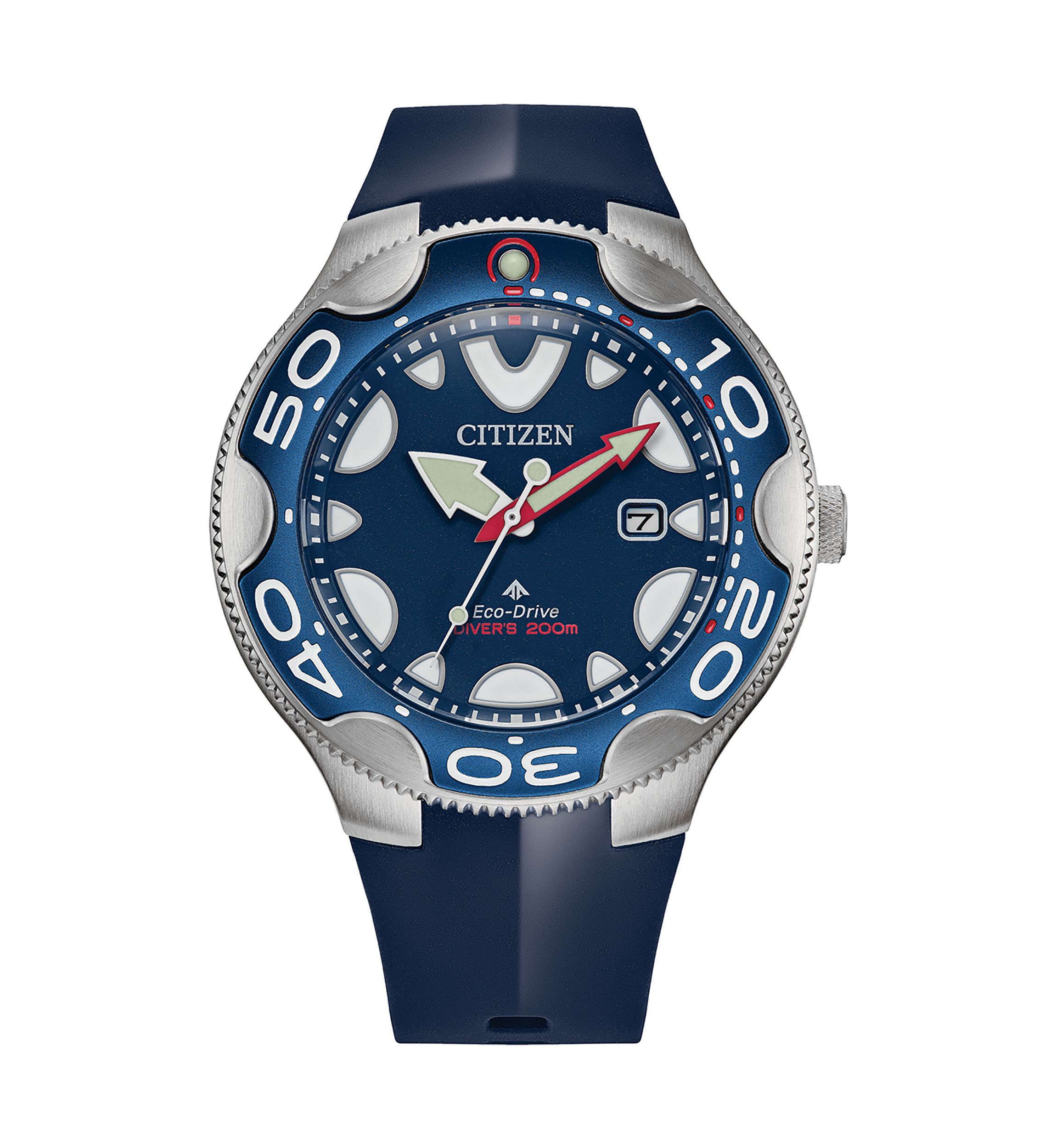 46 Millimeter Promaster Dive Orca Blue Strap Watch