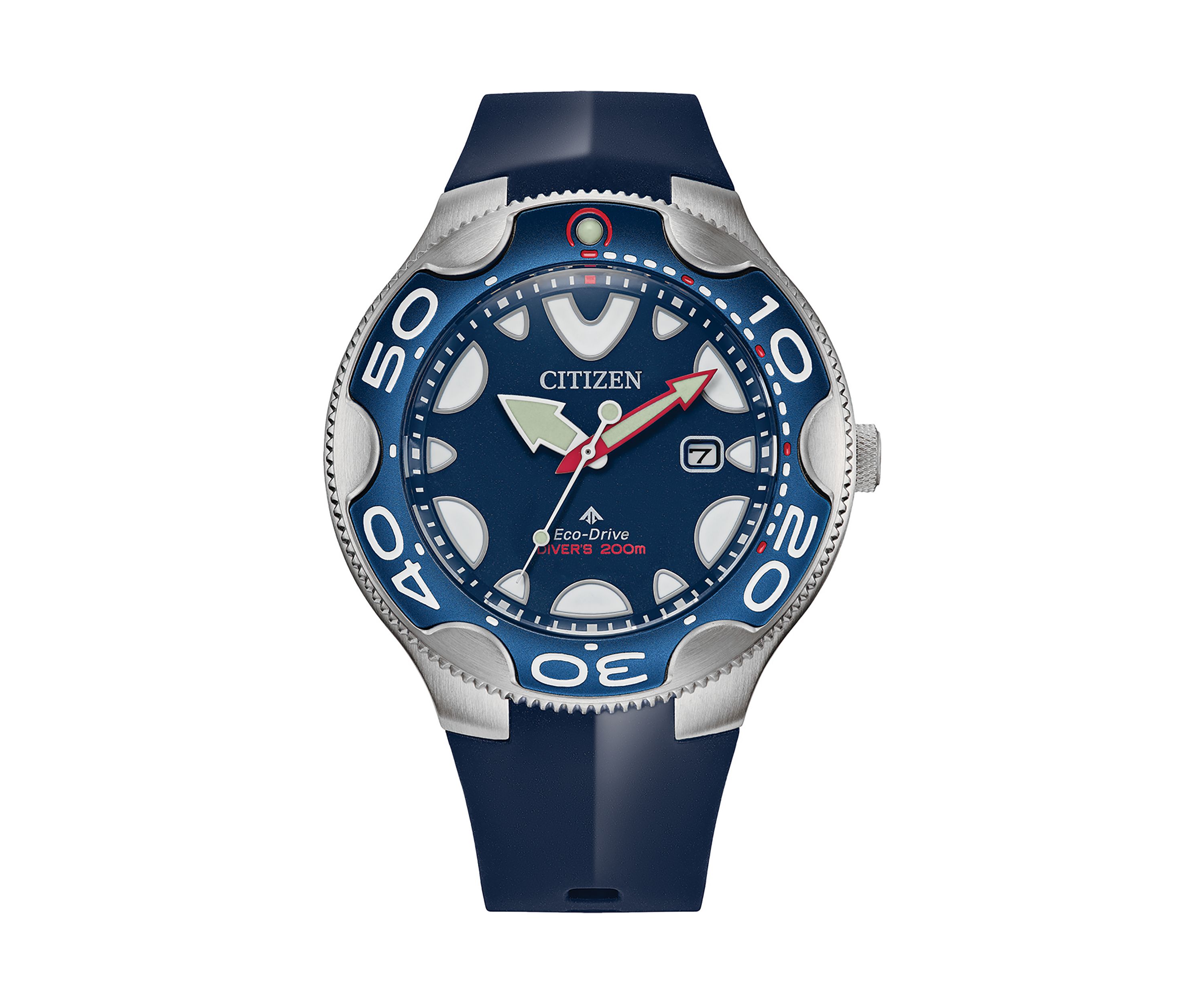 46 Millimeter Promaster Dive Orca Blue Strap Watch