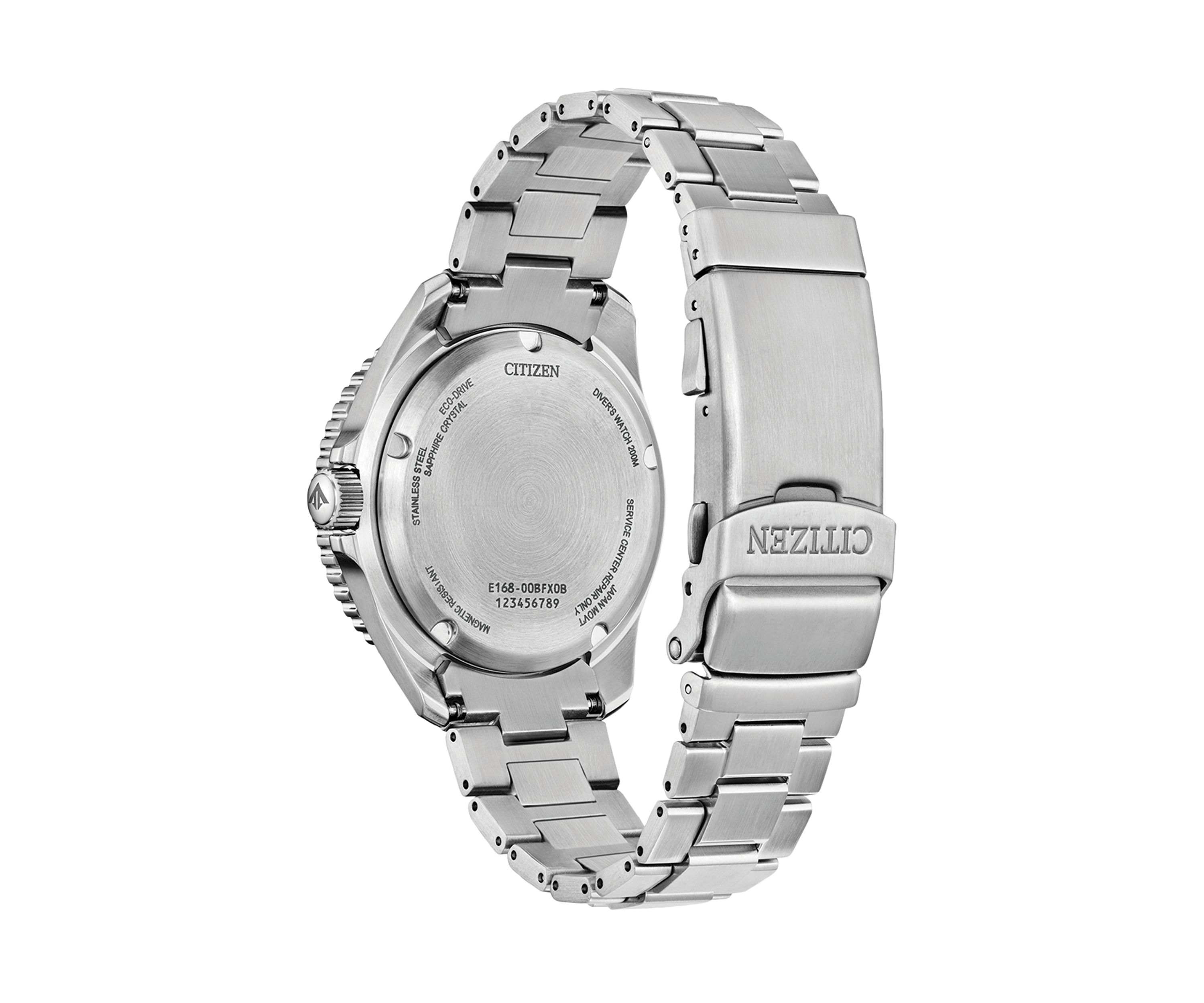 Citizen Mens  Dive 3  Stainless Steel Bracelet Watch 41mm