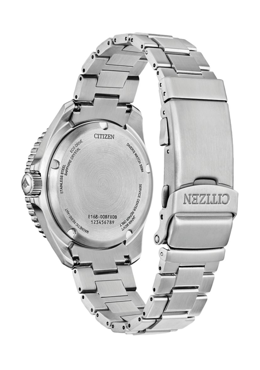 Citizen Mens  Dive 3  Stainless Steel Bracelet Watch 41mm