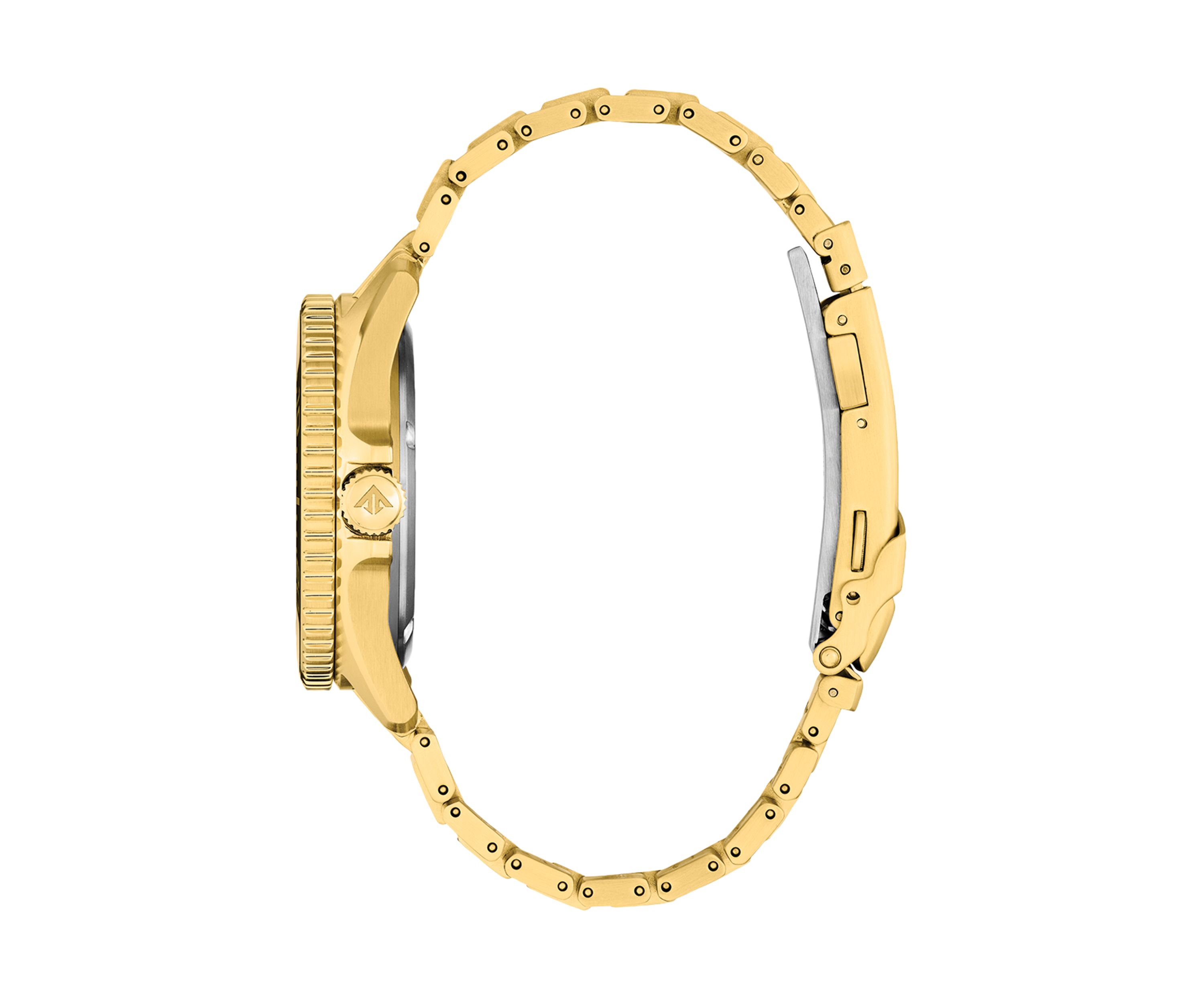 Citizen Mens  Dive 3 Gold-Tone Stainless Steel Bracelet Watch 41mm