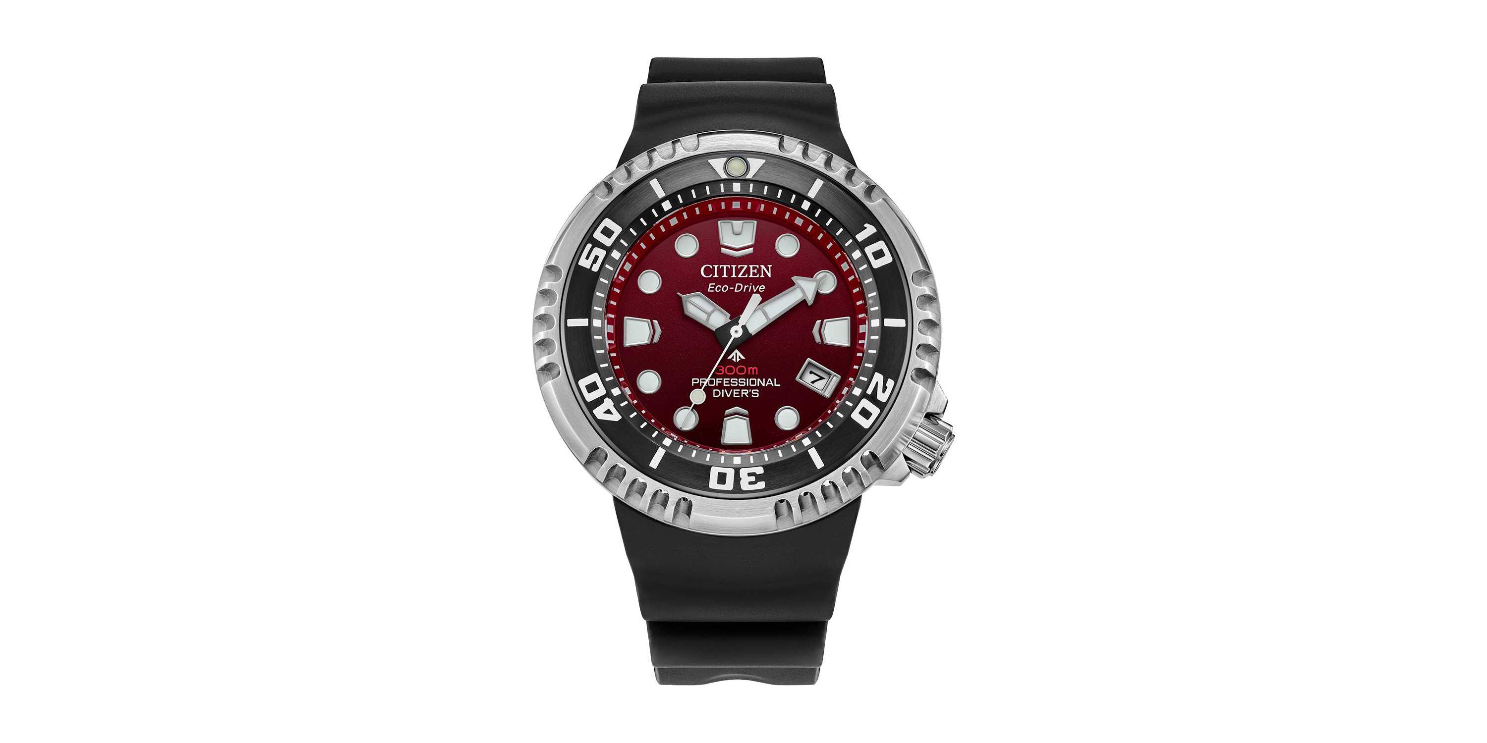 Citizen Mens Promaster Eco Dive Black Strap Watch 46mm