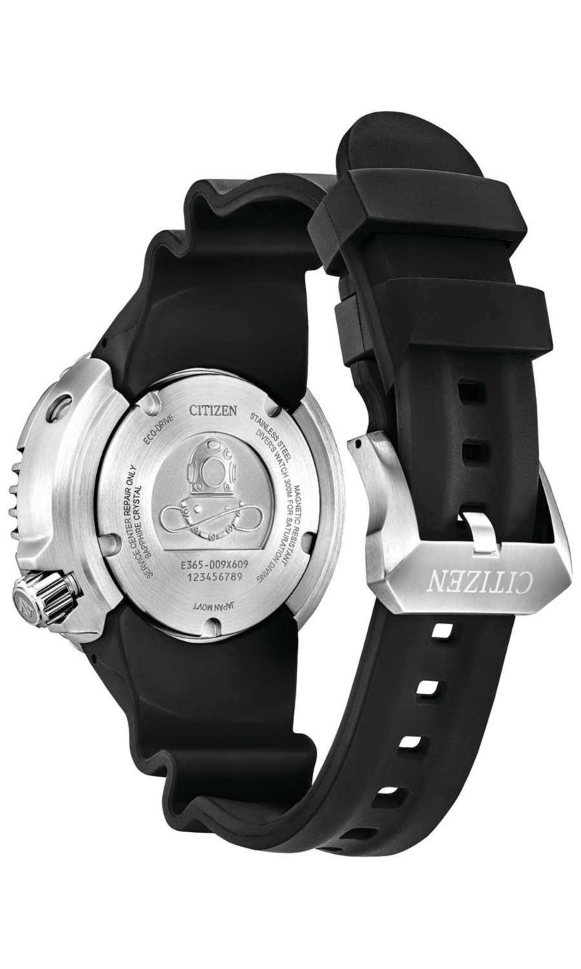 Citizen Mens Promaster Eco Dive Black Strap Watch 46mm