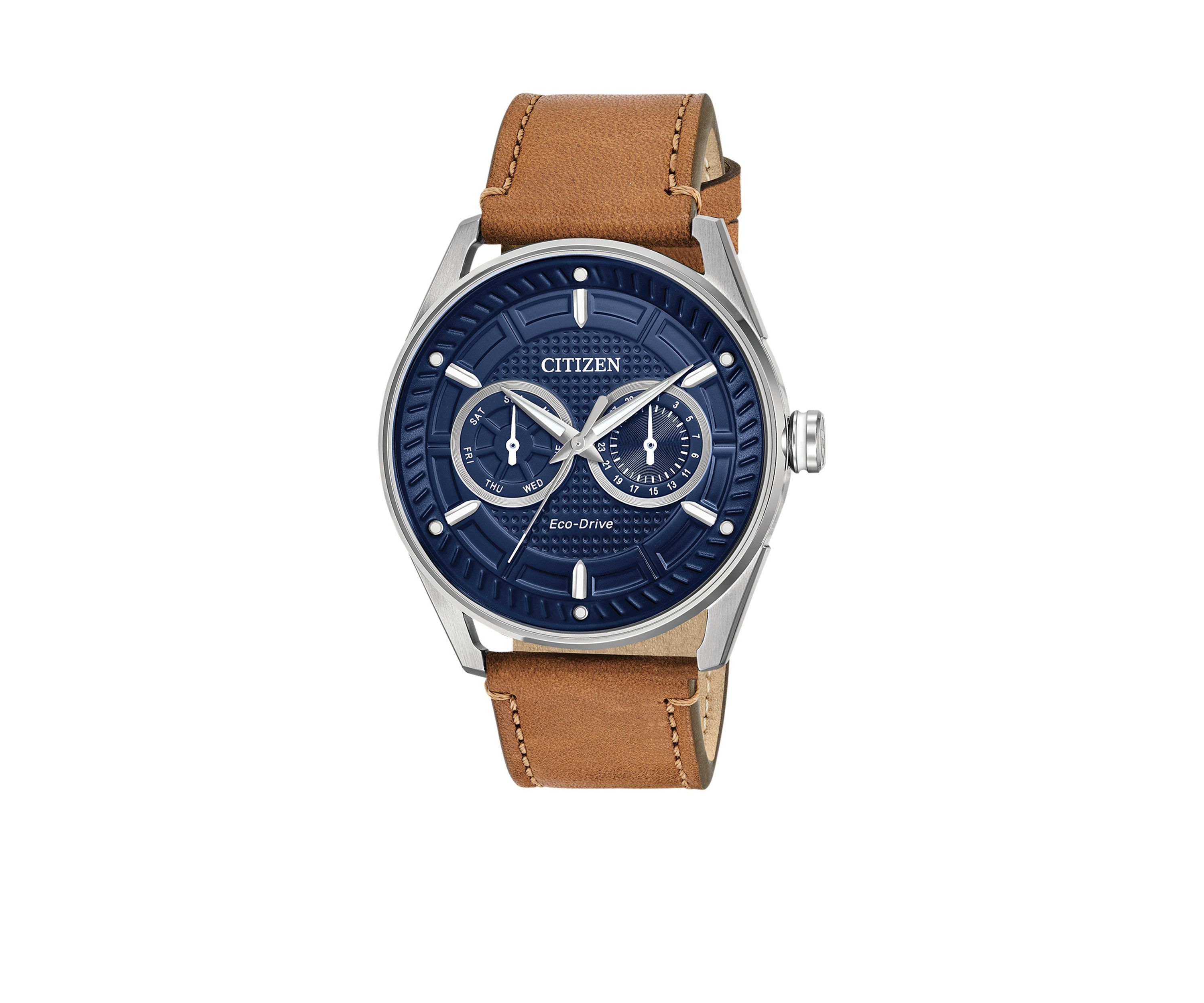 Mens Drive From Citizen Eco-Drive Brown Leather Watch