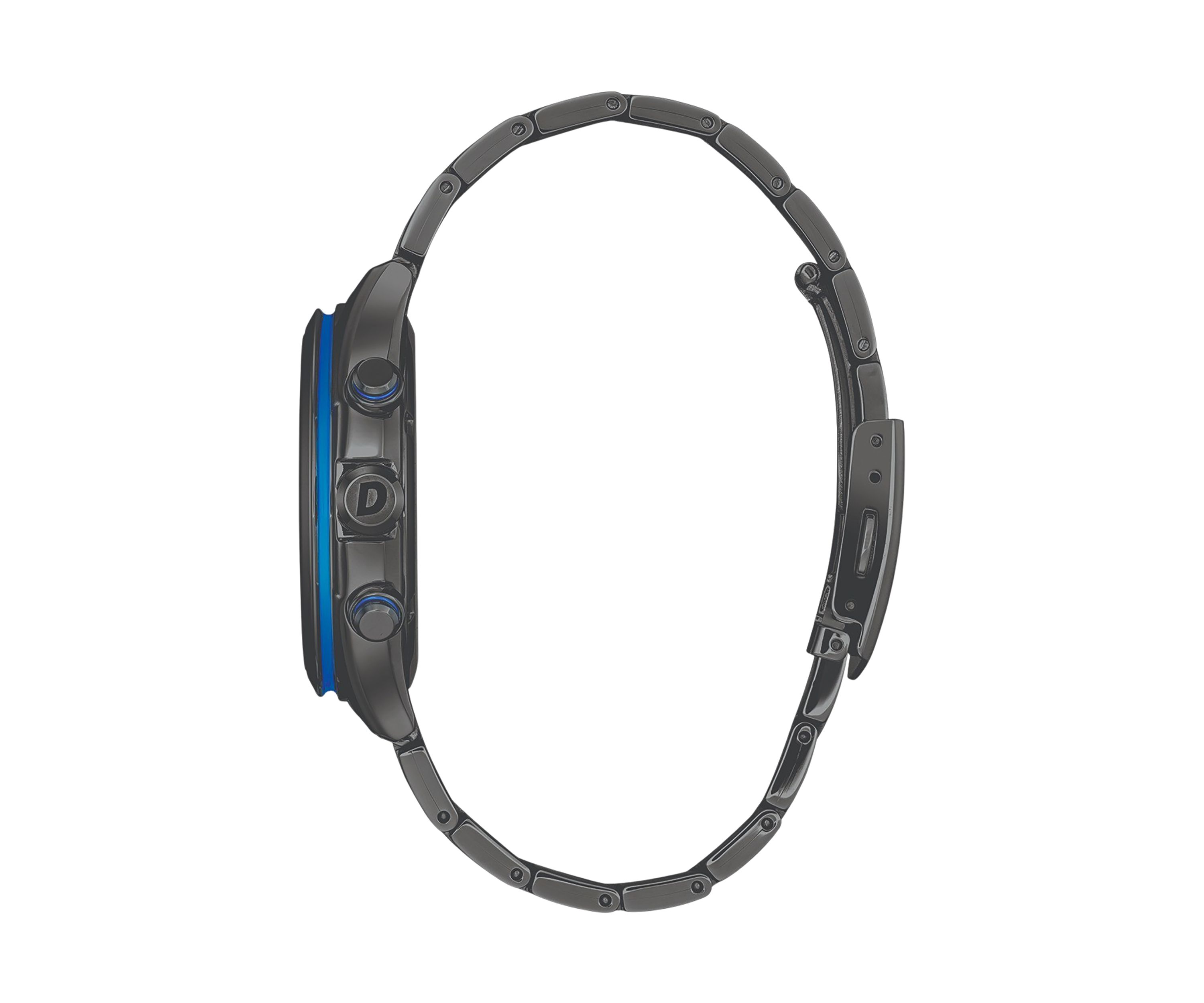 Black Stainless Steel Drive Watch