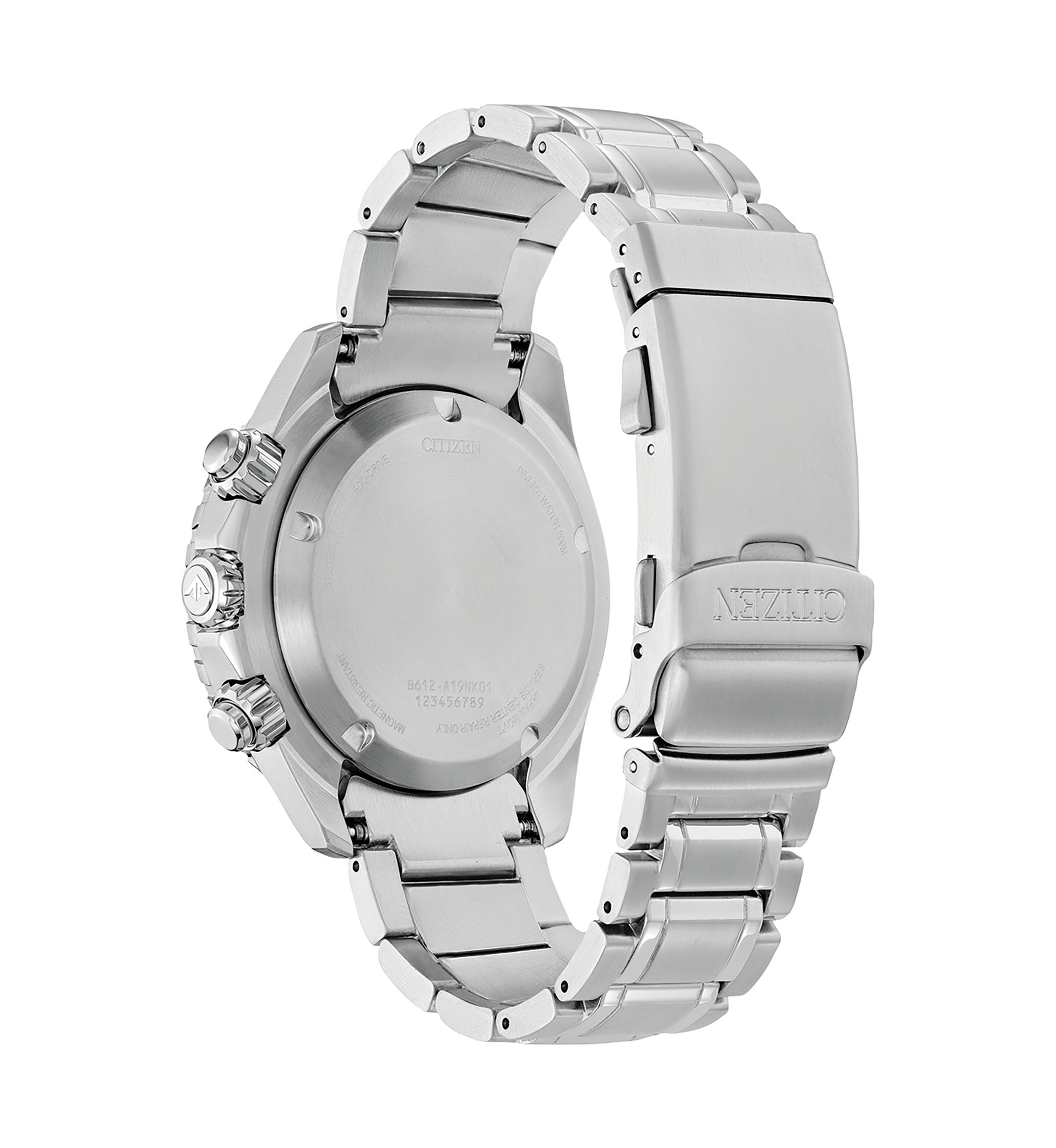 Mens Promaster Dive Silver Tone Stainless Steel Bracelet Watch 