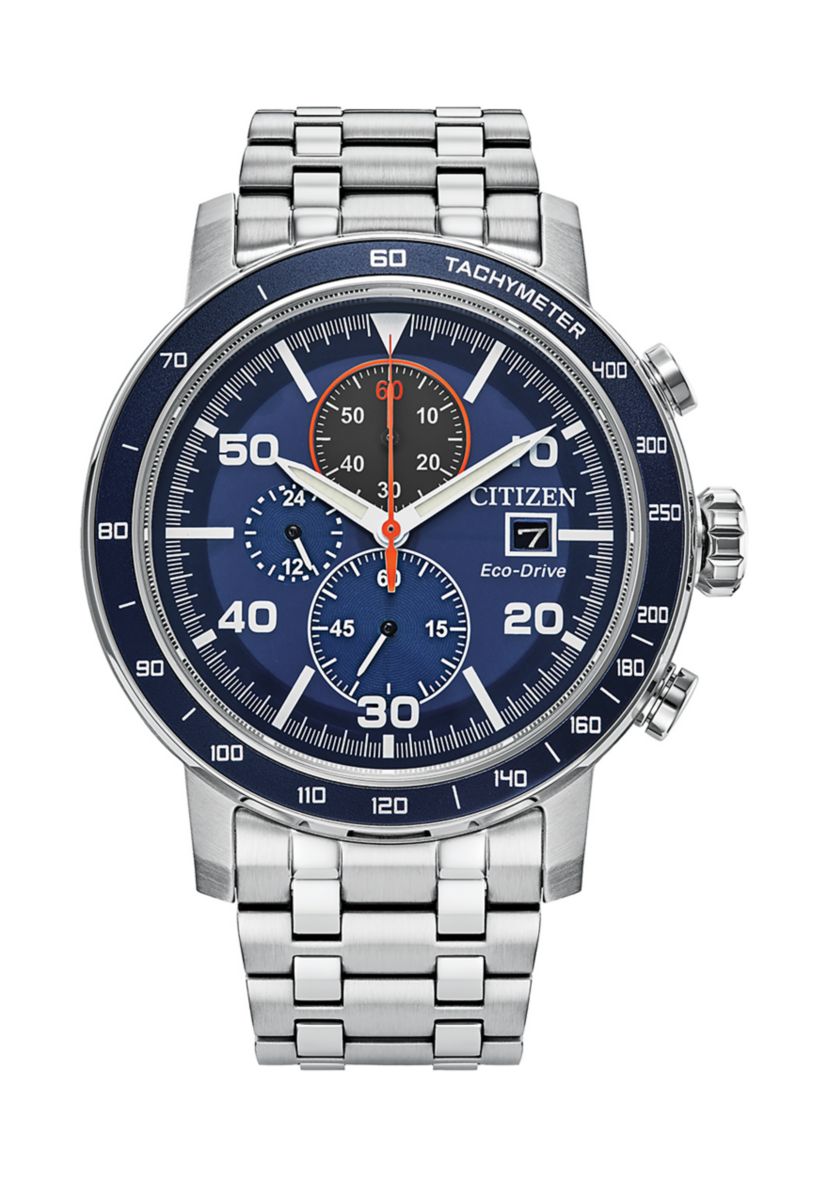 Mens Weekender Brycen Silver Tone Bracelet Watch - 44 Millimeter