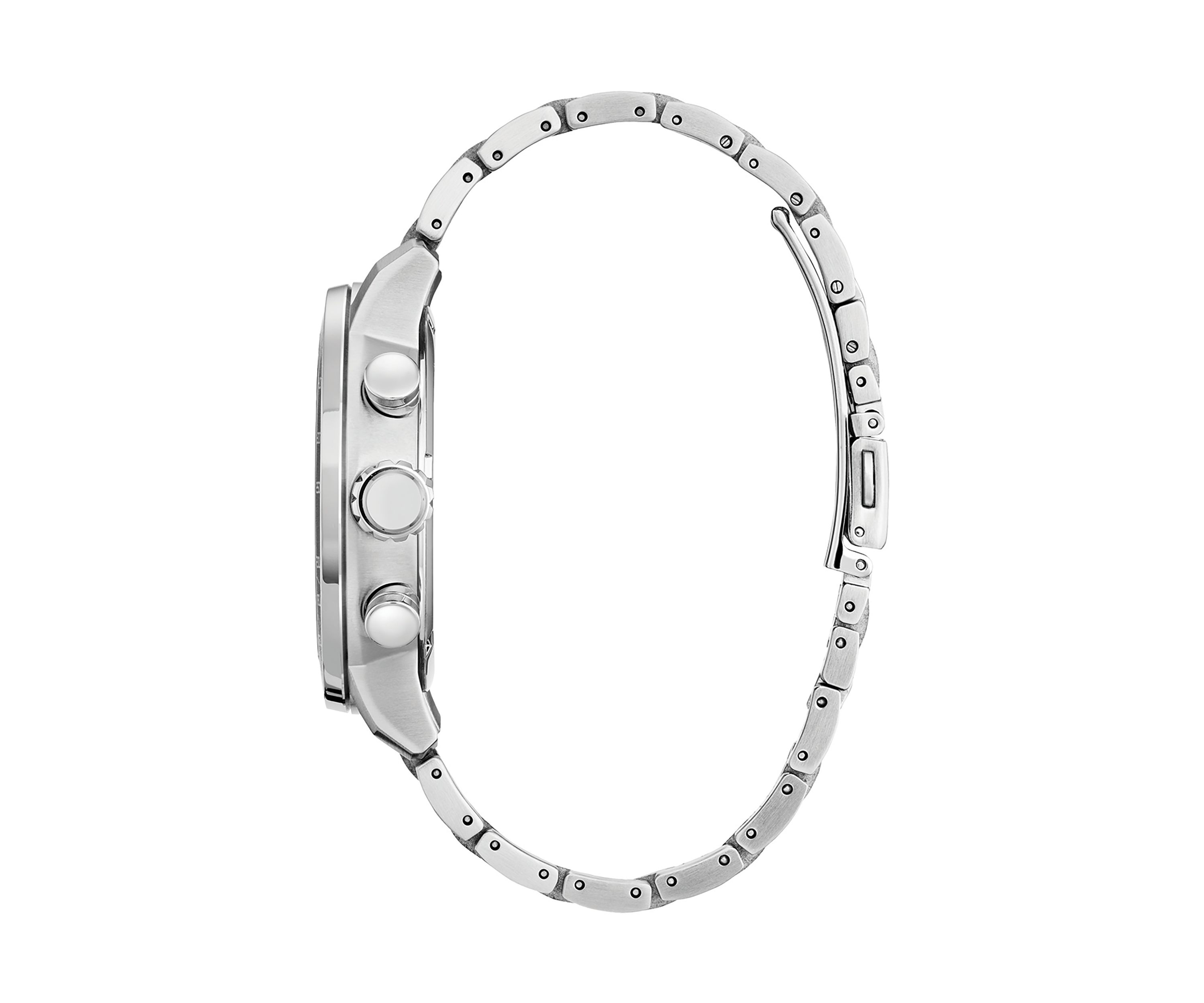 Mens Weekender Brycen Silver Tone Bracelet Watch - 44 Millimeter