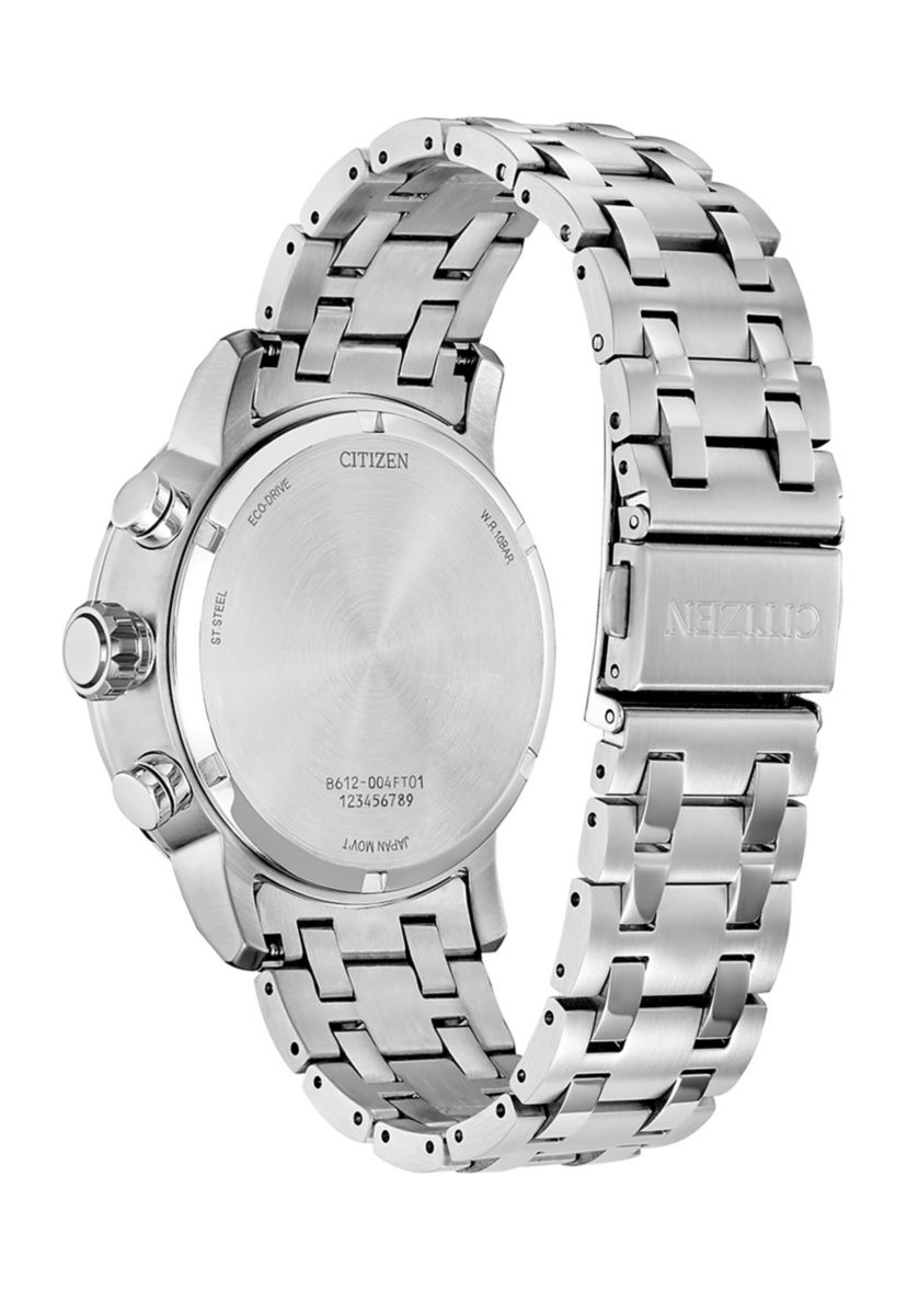 Mens Weekender Brycen Silver Tone Bracelet Watch - 44 Millimeter