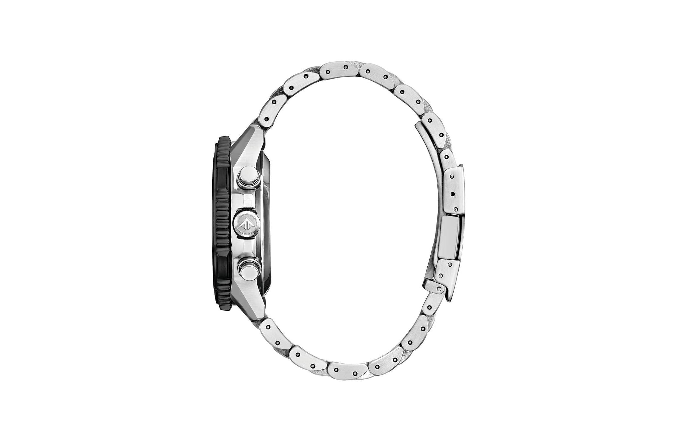 Citizen Mens Promaster Eco Navihawk Silver-Tone Bracelet Watch 40mm