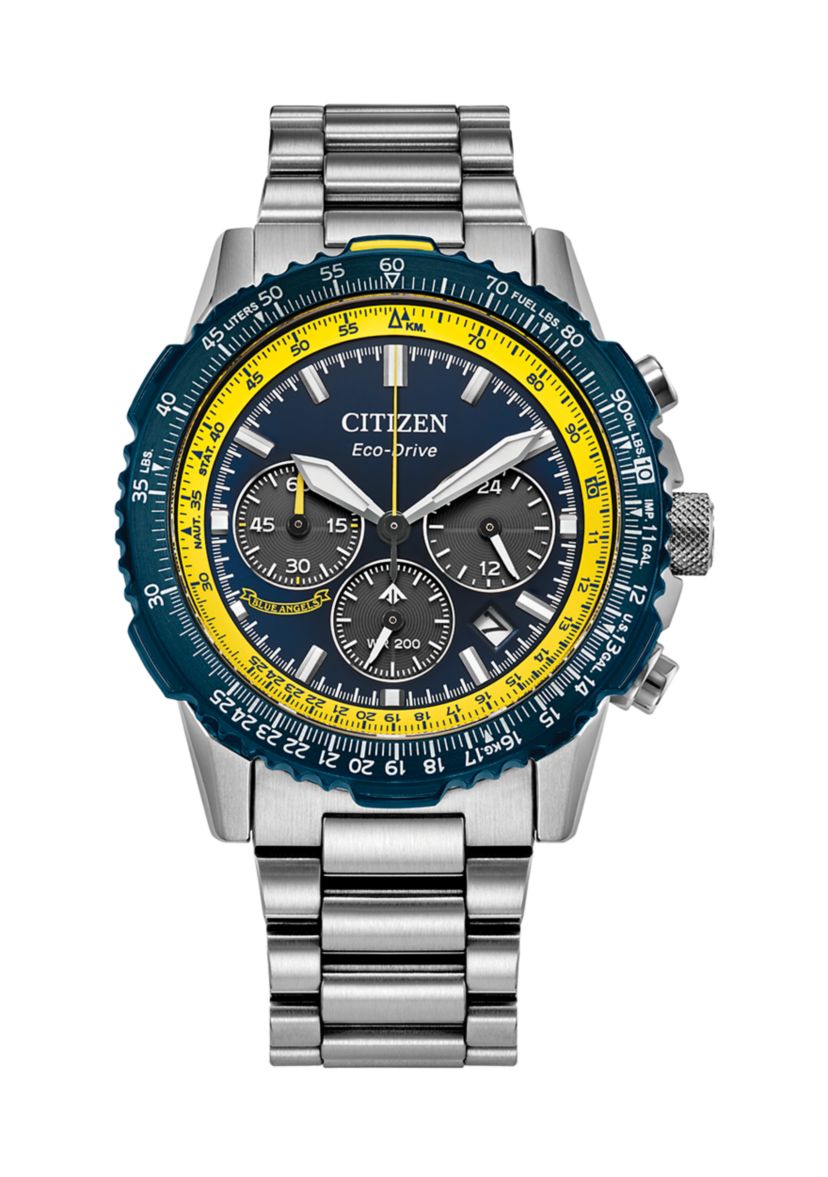 Citizen Mens  Navihawk  Stainless Steel Bracelet Watch 40mm