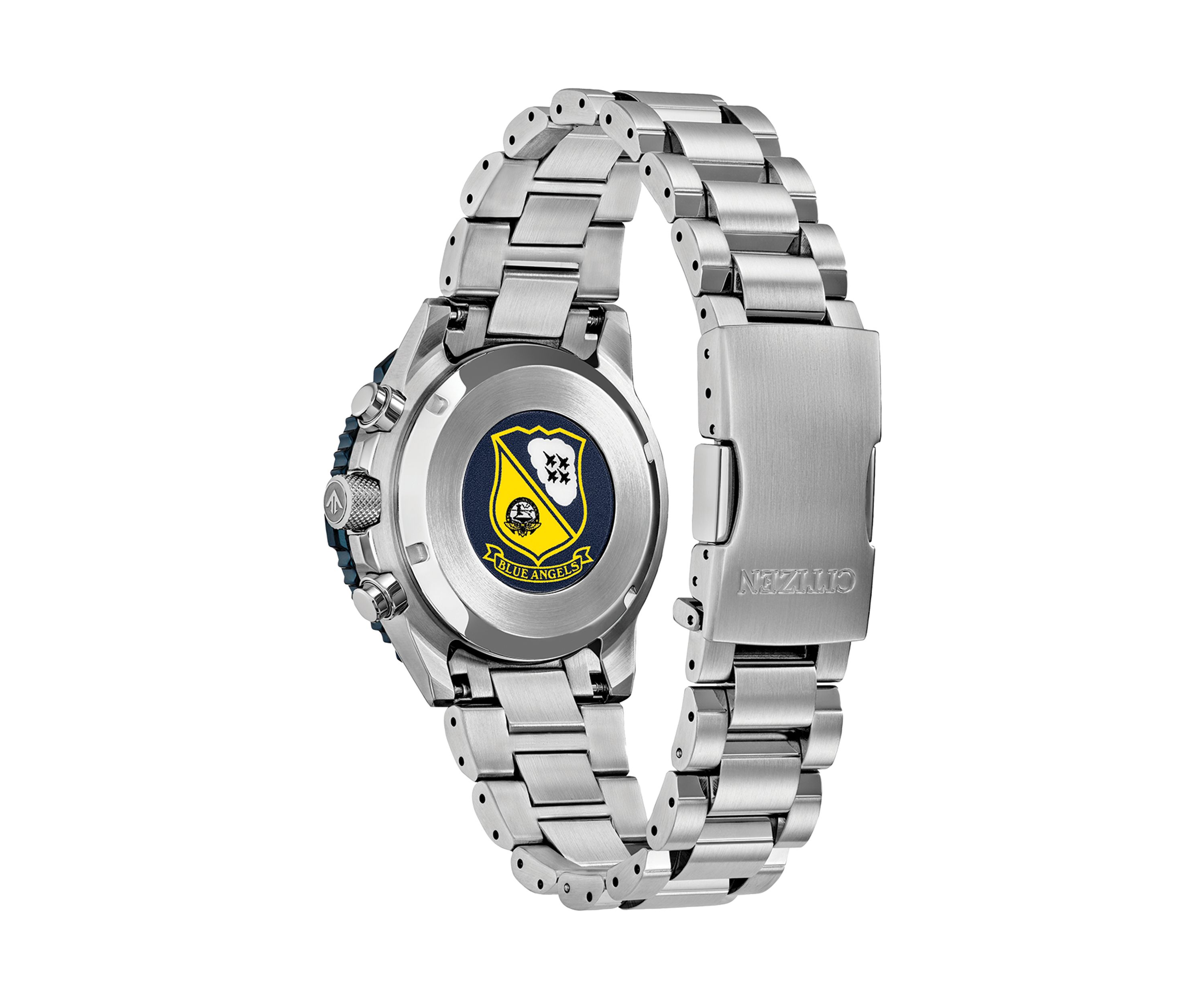 Citizen Mens  Navihawk  Stainless Steel Bracelet Watch 40mm