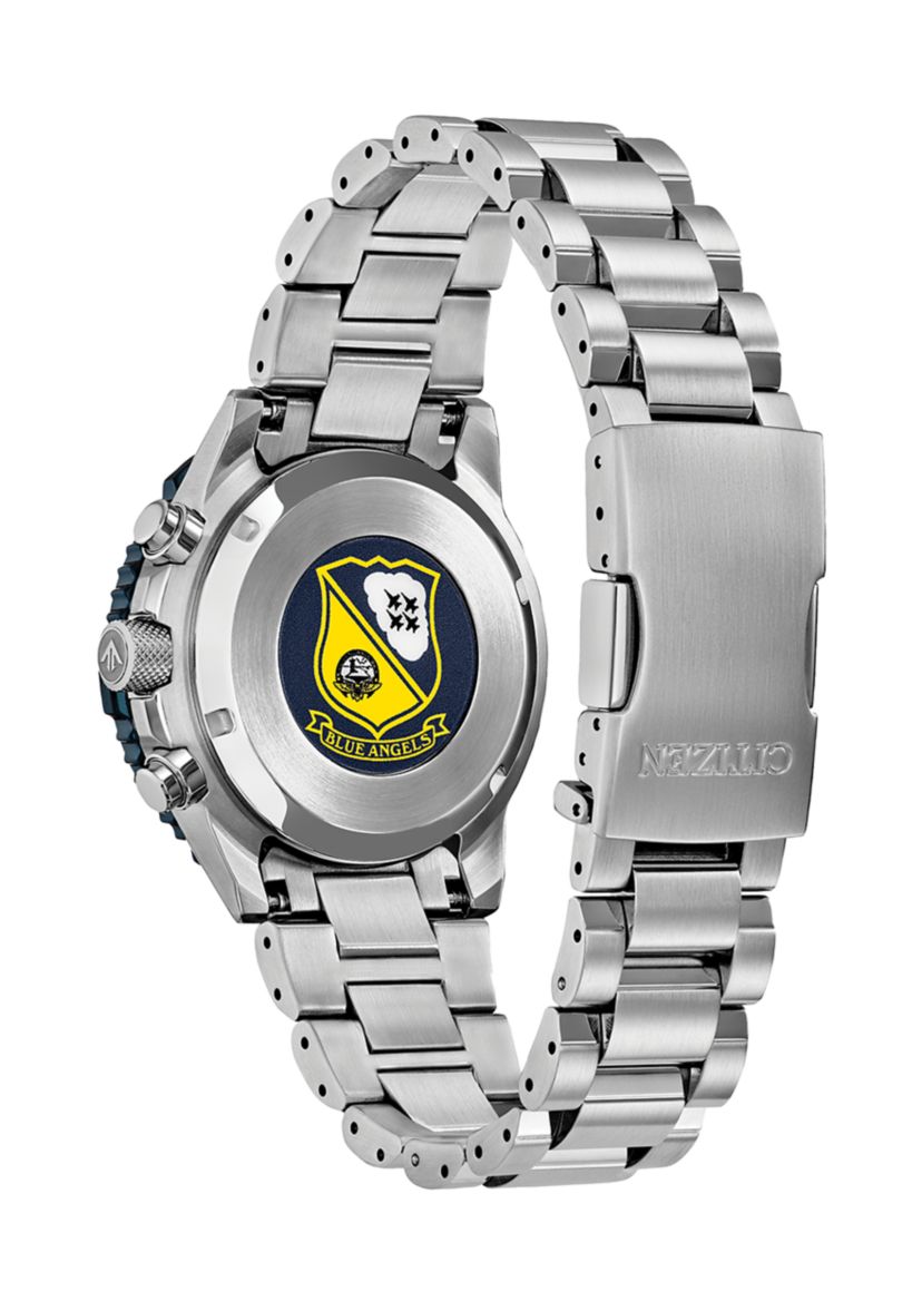 Citizen Mens  Navihawk  Stainless Steel Bracelet Watch 40mm