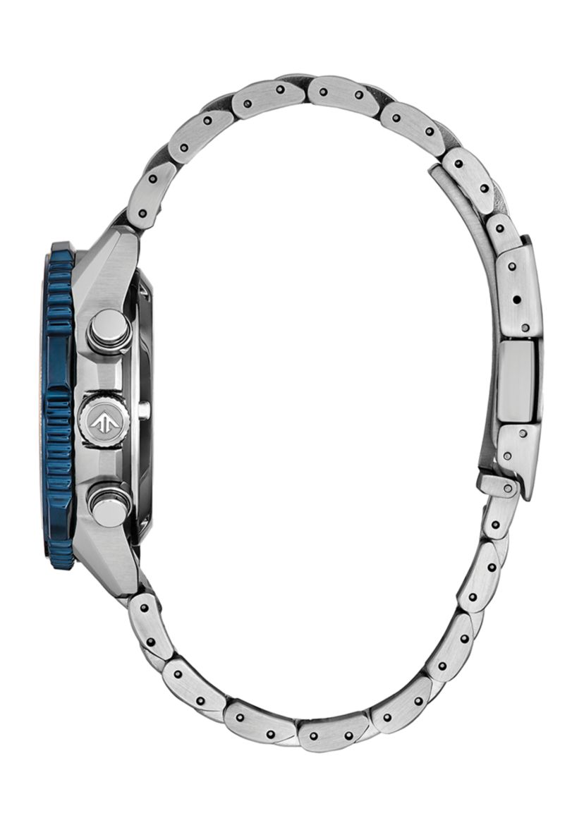 Citizen Mens  Navihawk  Stainless Steel Bracelet Watch 40mm