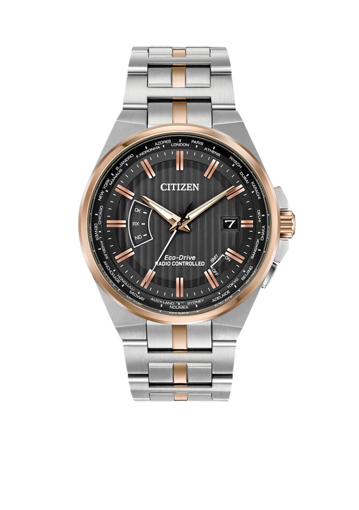 Atomic Two-Tone Stainless Steel Watch