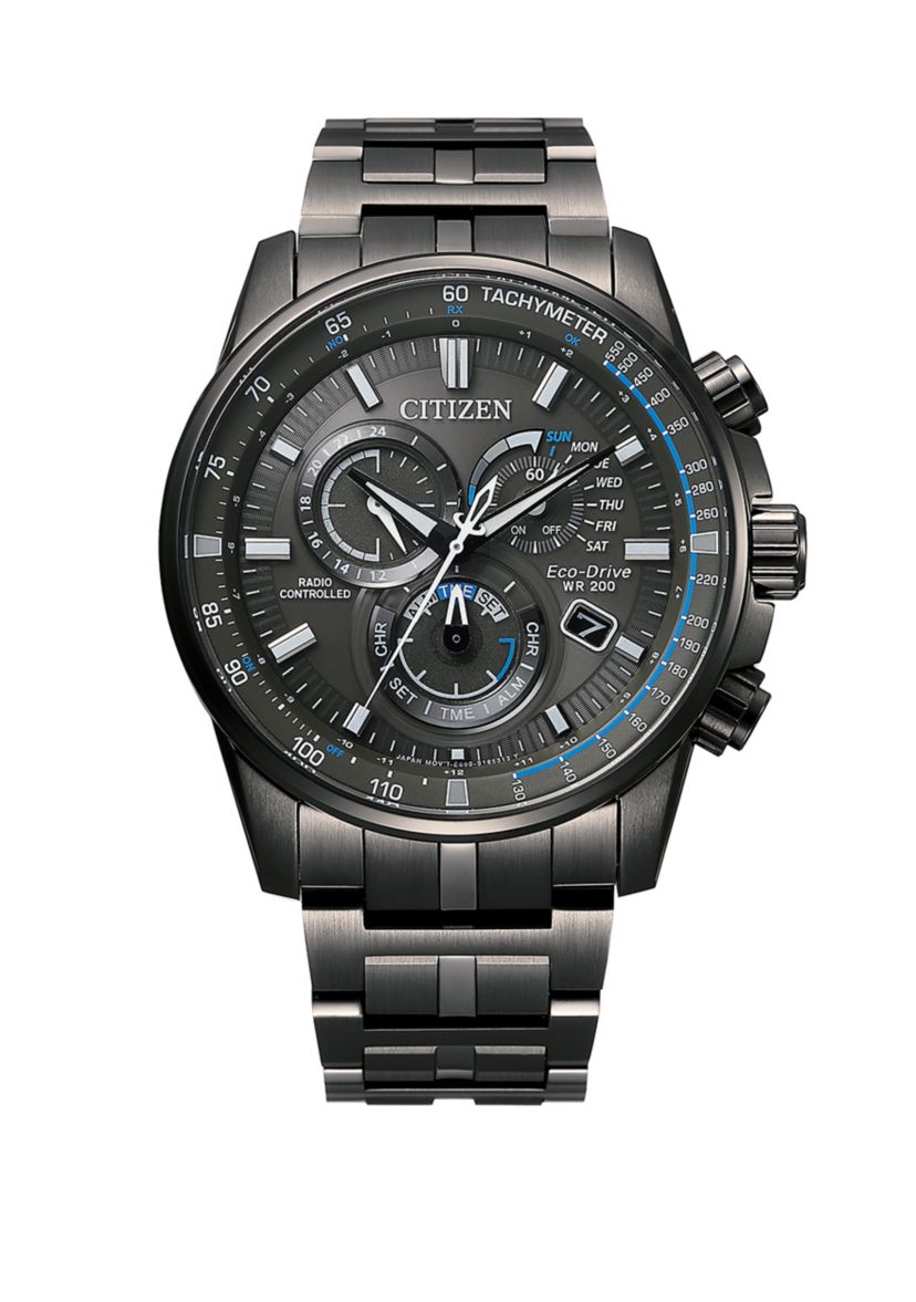 Eco Drive Silver Tone PCAT Bracelet