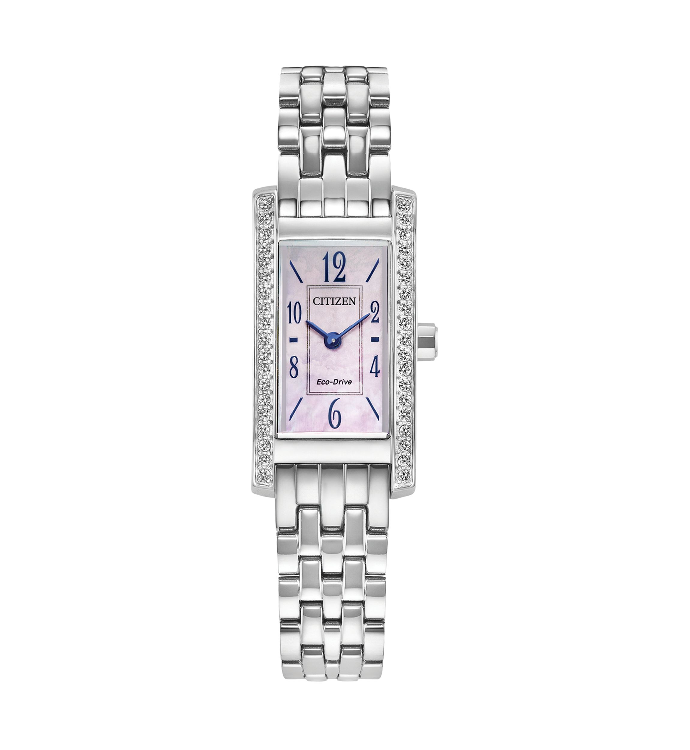 Citizen Womens Classic Eco Classic Eco Silver-Tone Stainless Steel Bracelet Watch 28.3mm