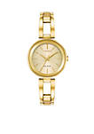 Gold-tone Stainless Steel Watch