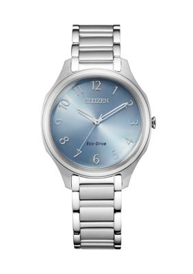 Drive From Citizen Eco-Drive Women's Silver Tone Stainless Steel Bracelet Watch